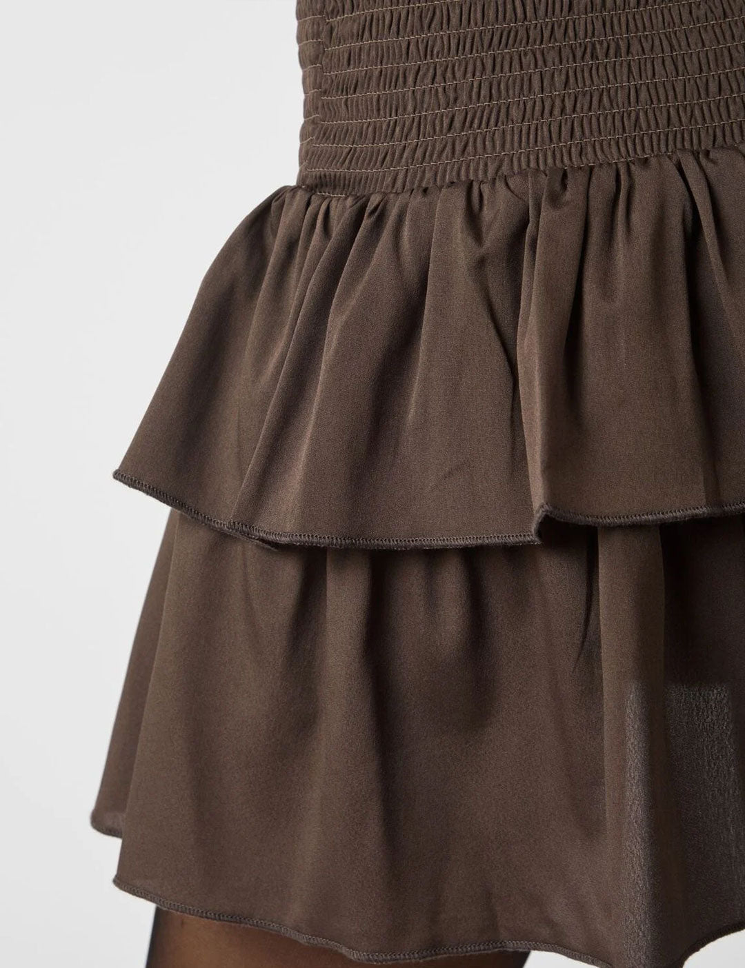 158315 Carin R Skirt_Dark brown_Model_2