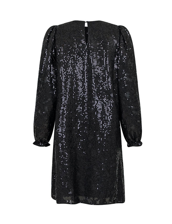161279 Isobel Sequins Dress_Black_Packshot_1