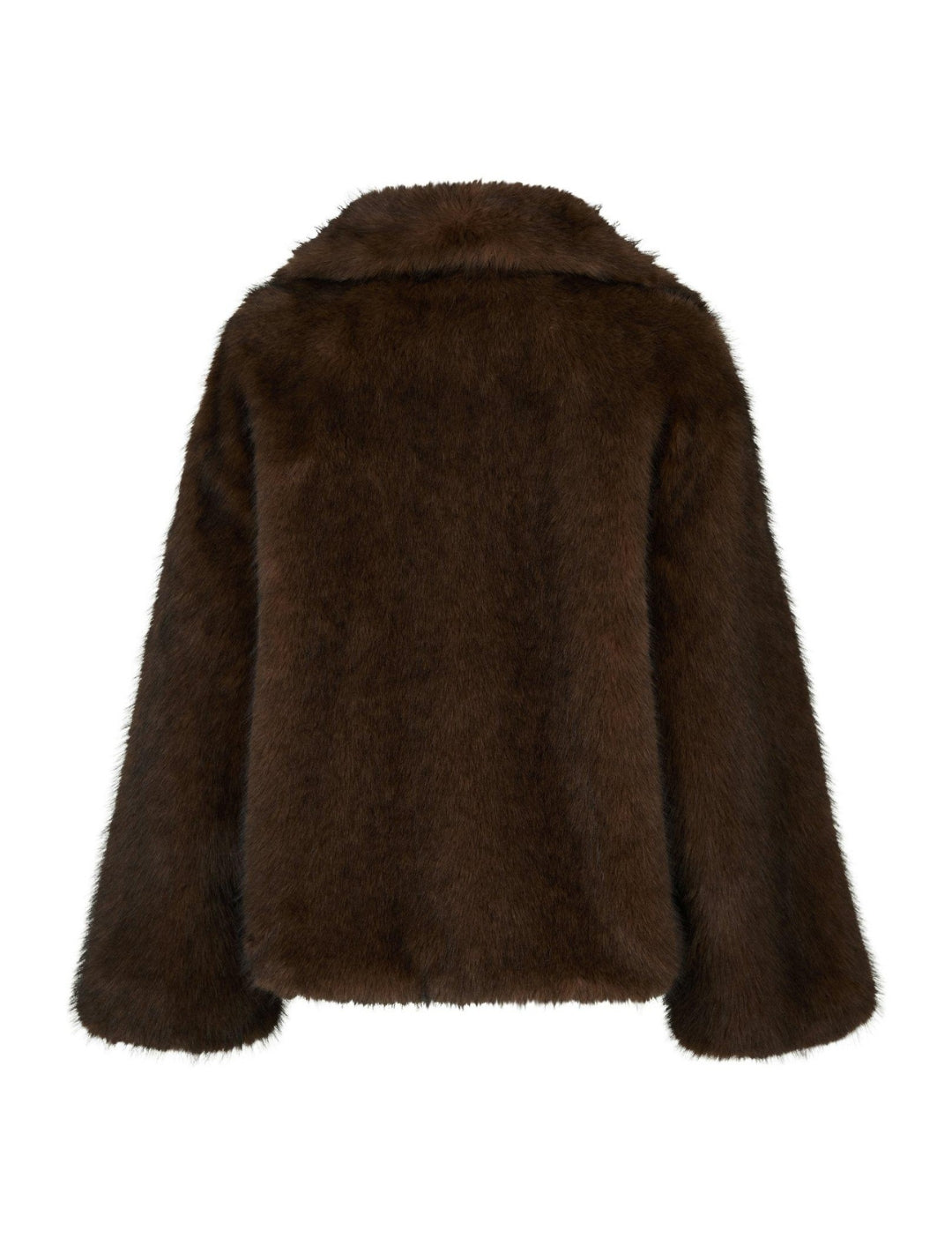 162628 Stephanie Faux Fur Jacket_Brown_Packshot_1