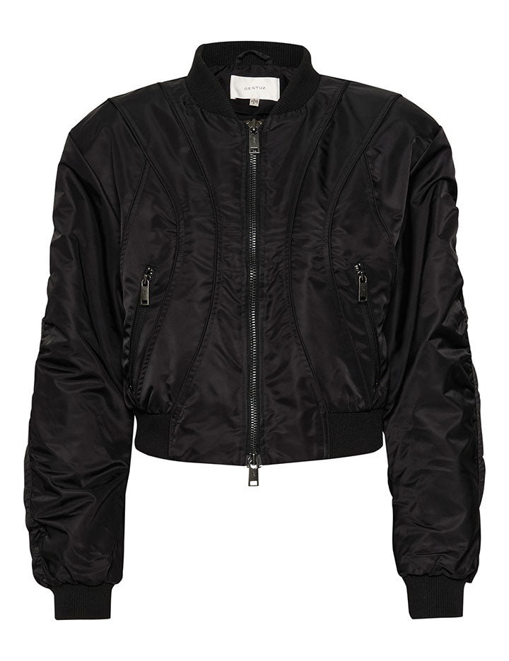 10909539 PhilinaGZ short bomber_Black_Packshot_0