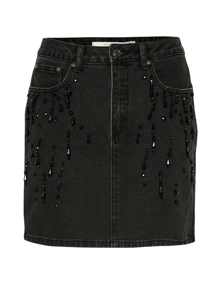 10909554 SimilinaGZ short skirt_Dark grey washed_Packshot_0