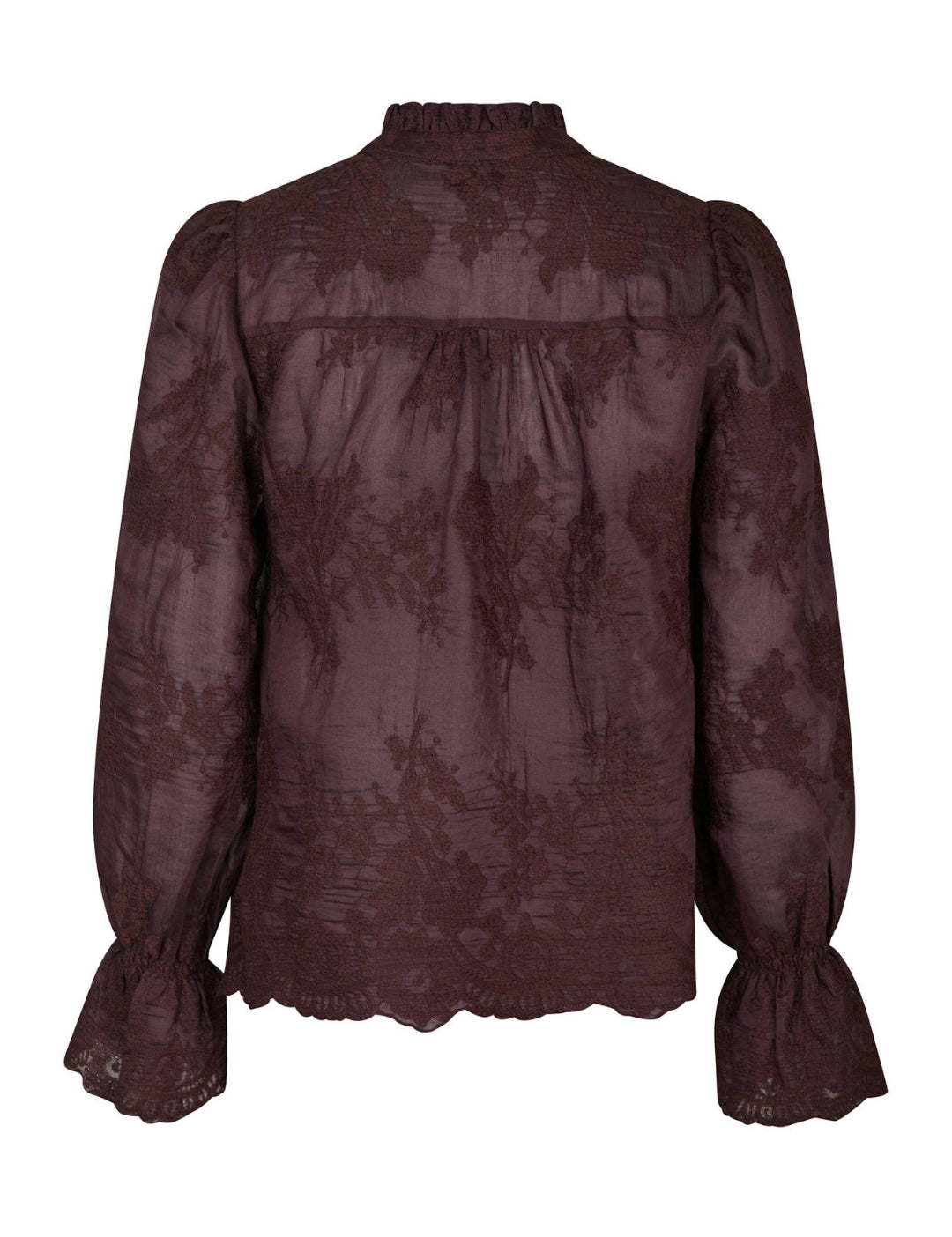 163032 Amara Big Embroidery Blouse_Burgundy_Packshot_1