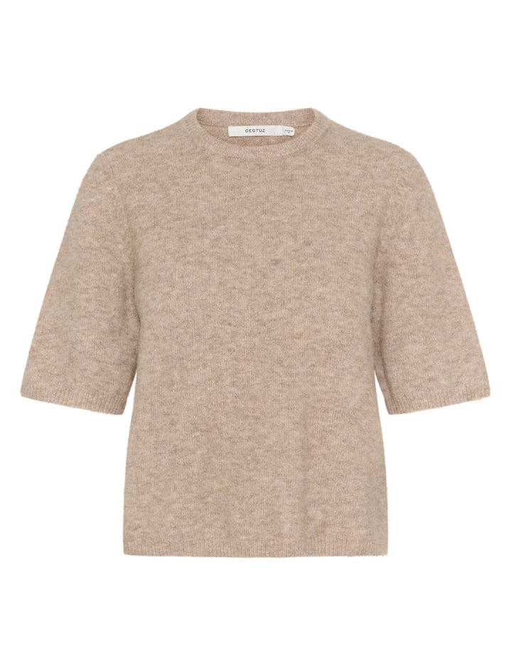 10909815 AlphaGZ ss tee NOOS_Warm Sand Melange_Packshot_0