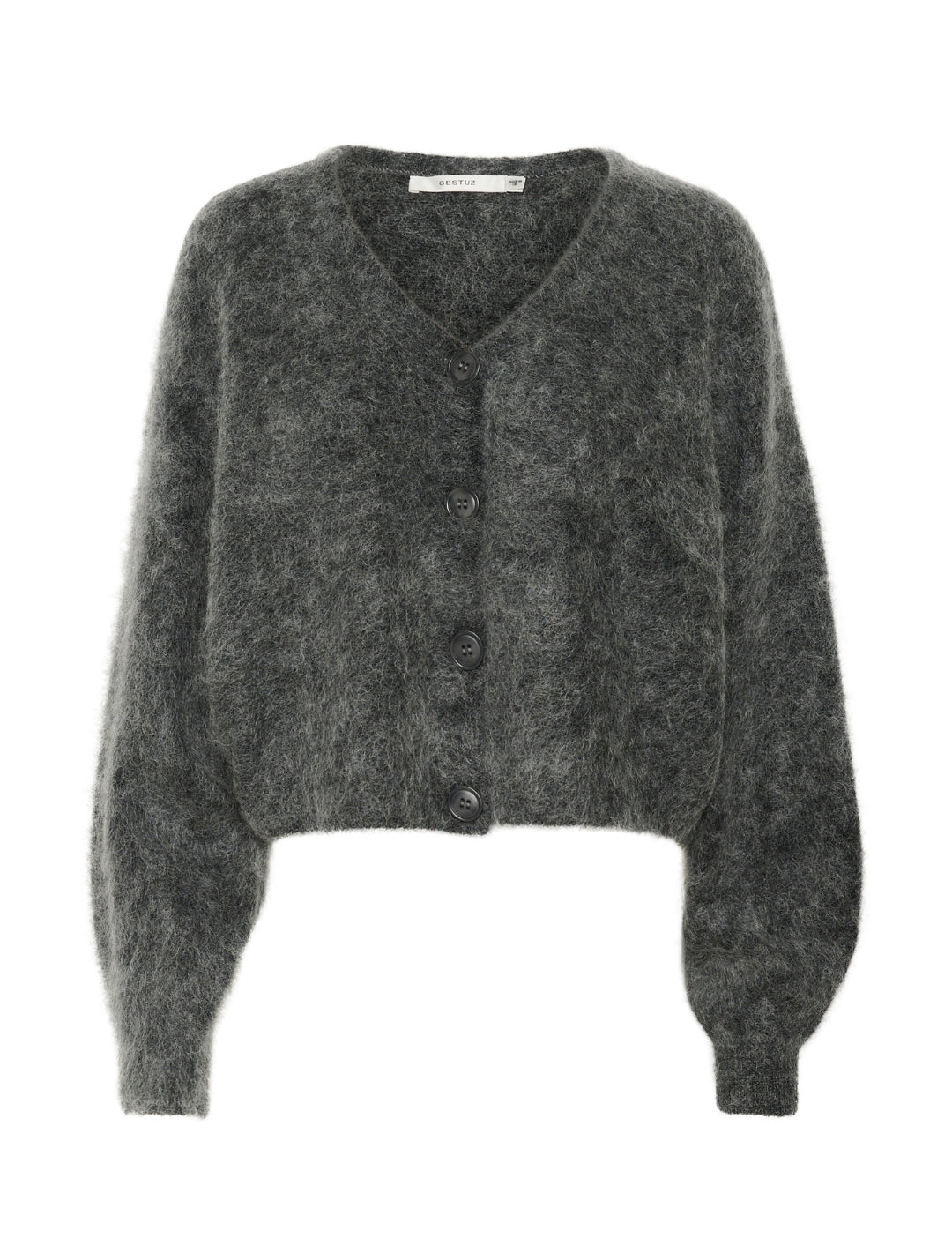 10910475 GZdebbie V cardigan NOOS_Charcoal melange_Packshot_0