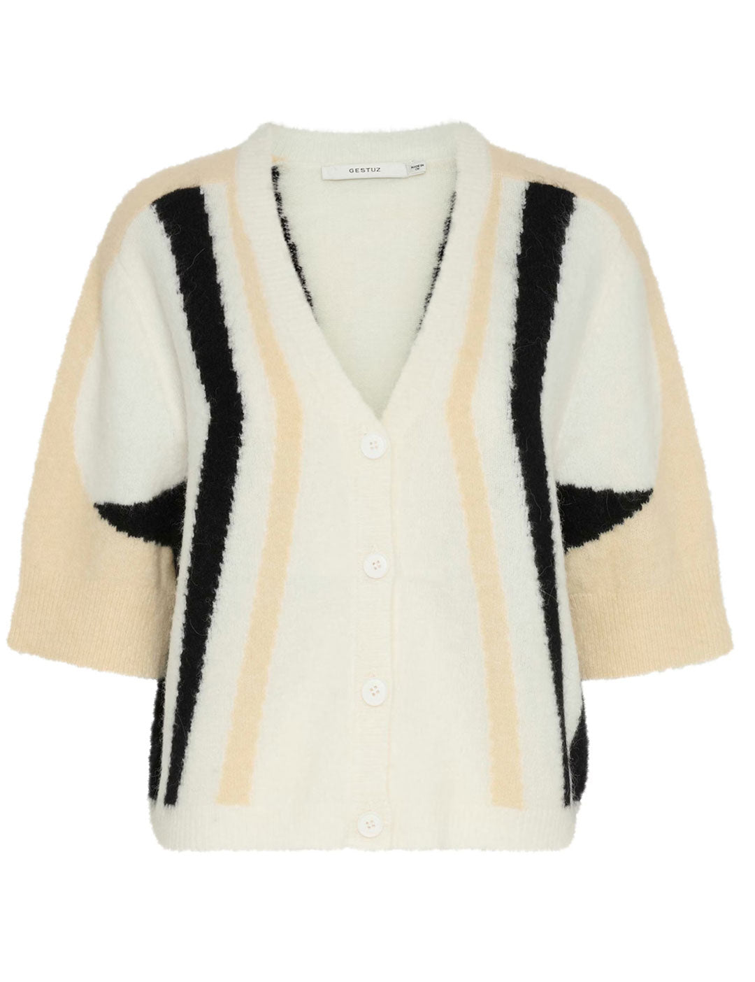 10910065 GZalpha cardigan_Ivory/Butter Yellow/Black_Packshot_0