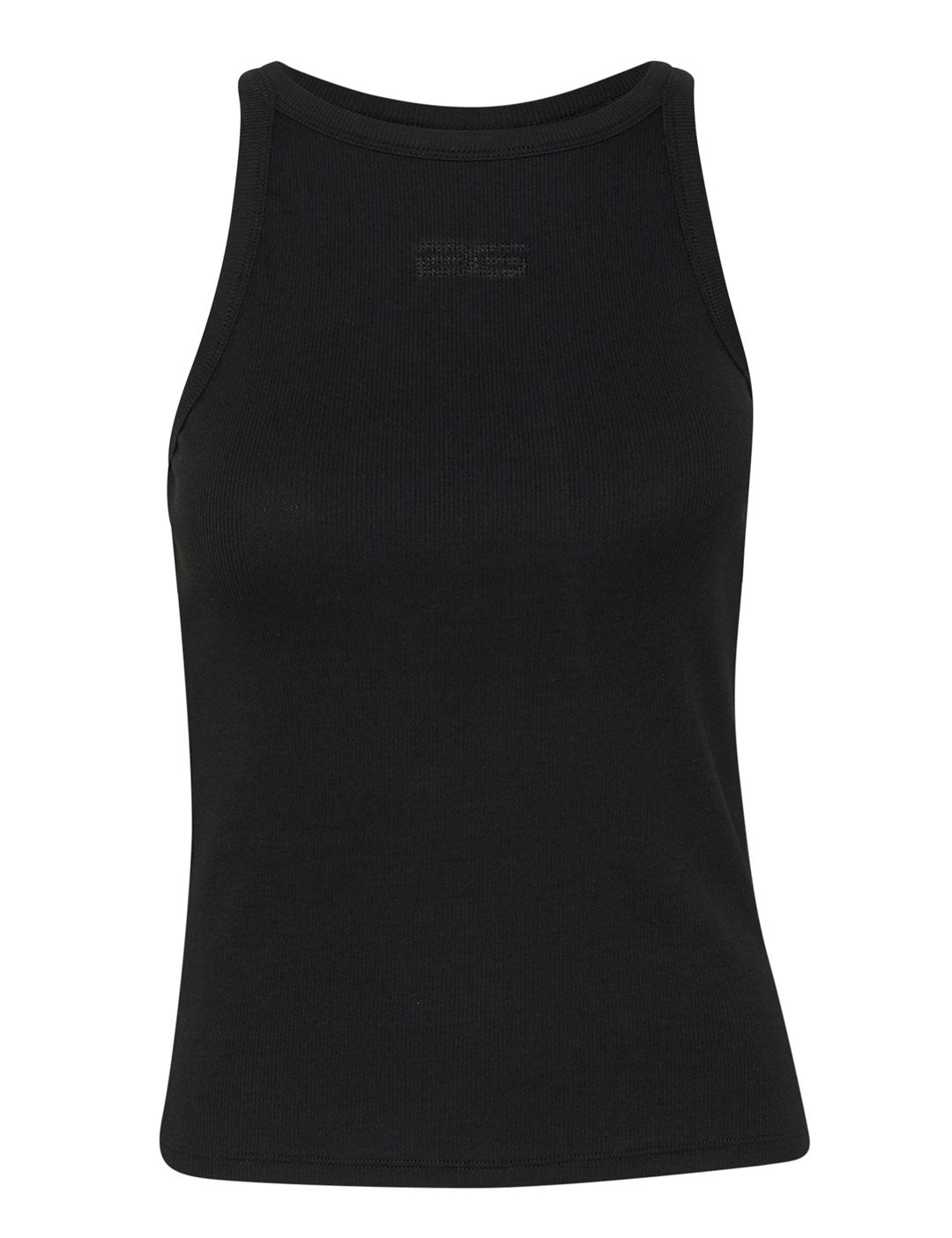 10910297 GZdrew rhinestone logo tank_Black_Packshot_0