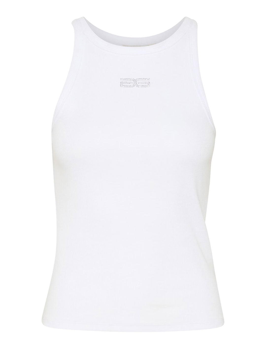 10910297 GZdrew rhinestone logo tank_Bright White_Packshot_0