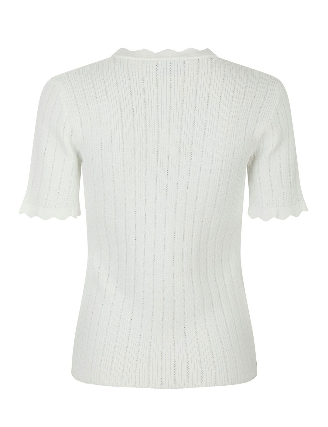 165311 Larifa Stitch Knit Tee_White_Packshot_1