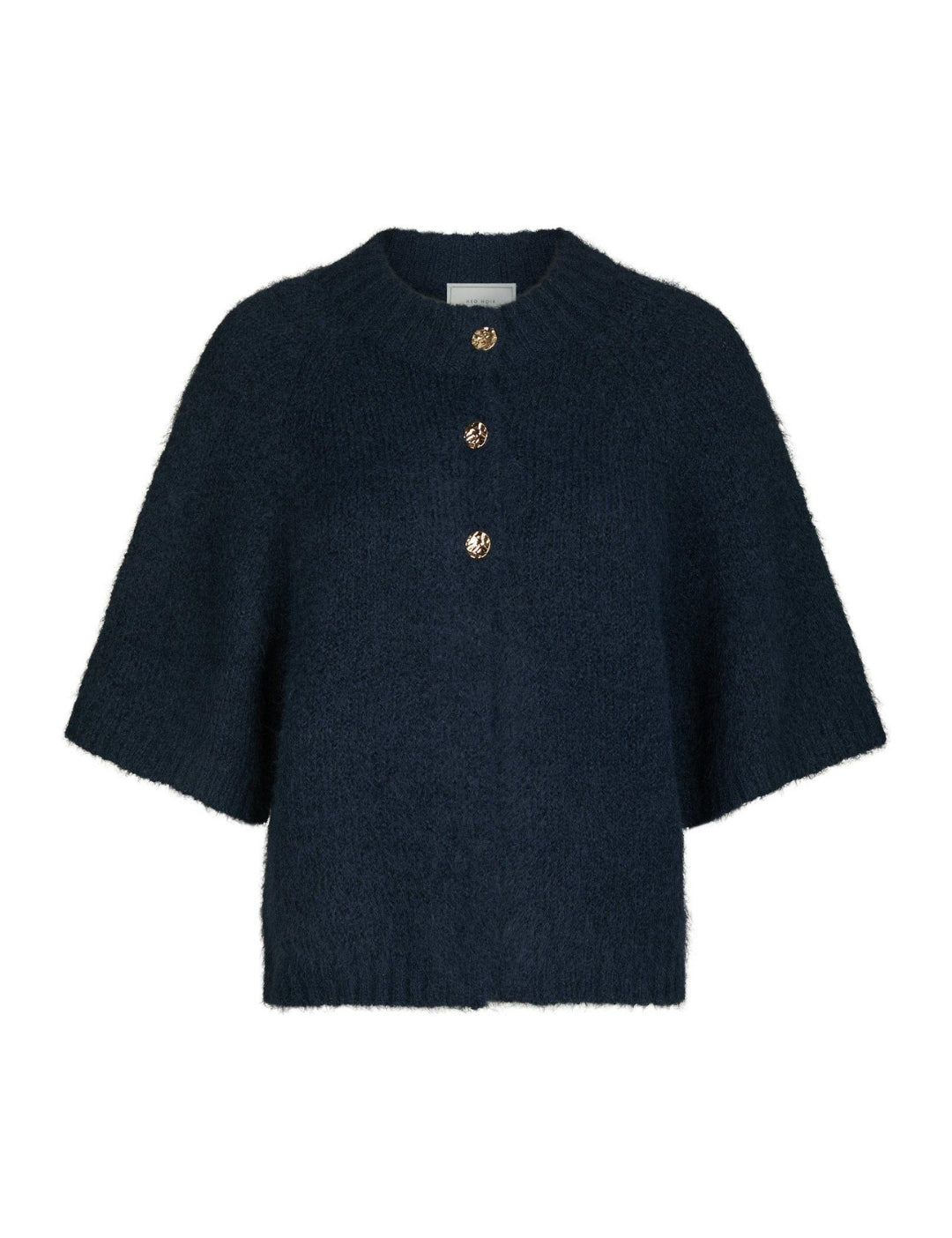 165816 Benuta Fluffy Knit Cardigan_Navy_Packshot_0