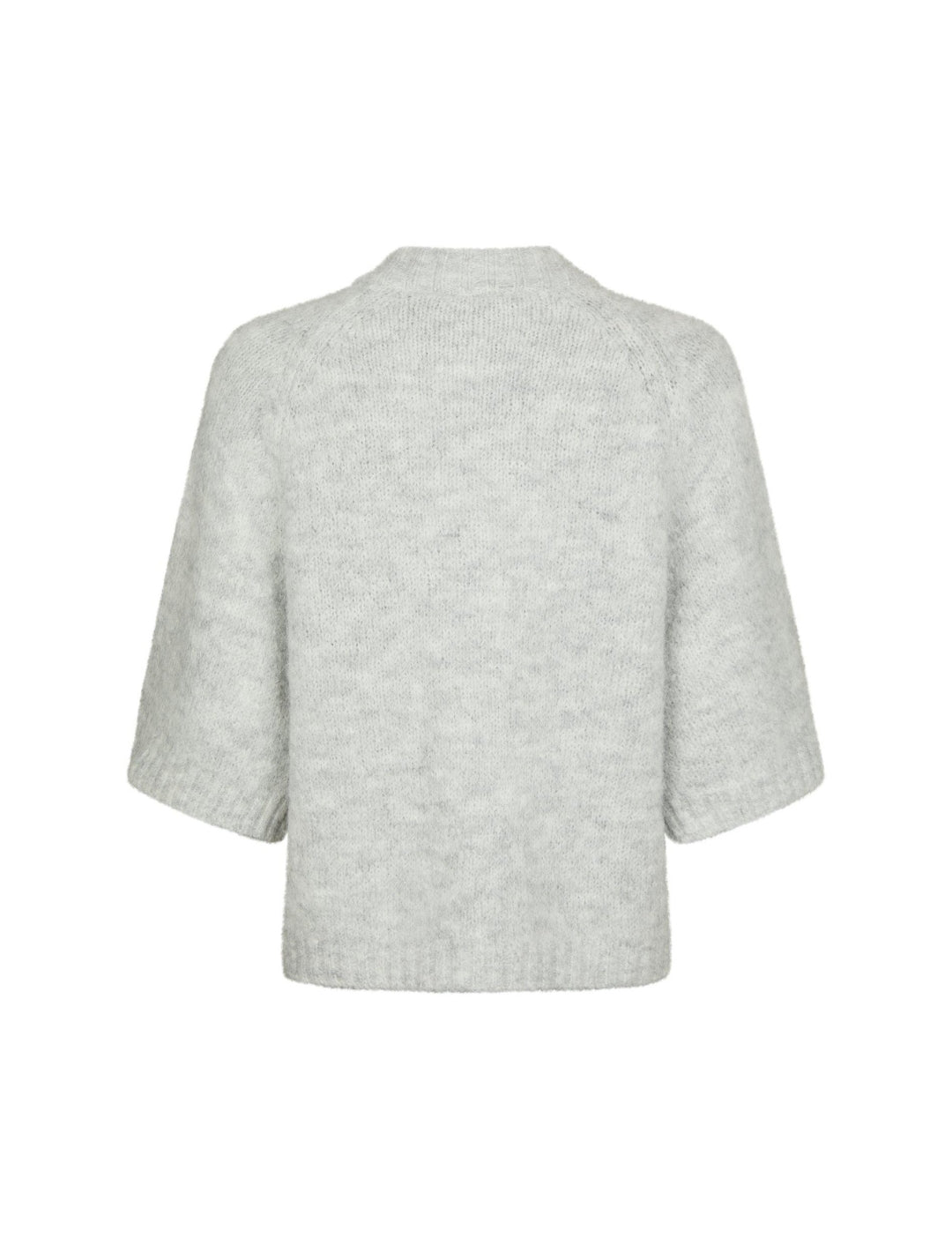 165816 Benuta Fluffy Knit Cardigan_Light Grey Melange_Packshot_1