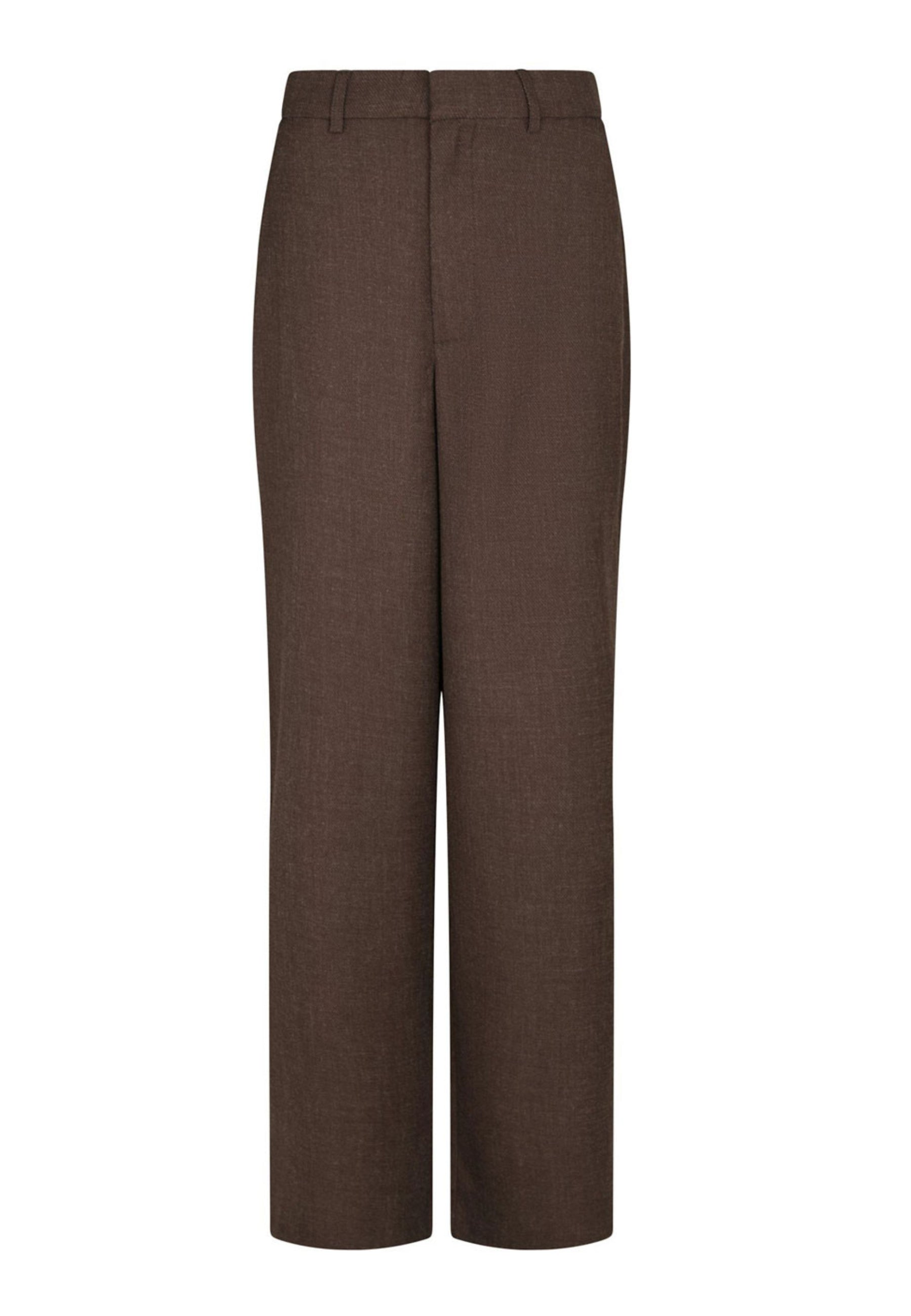 167177 Ammett Melange Pants_Brown Melange_Packshot_0