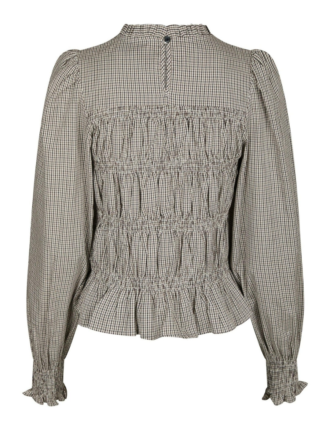 166893 Marcia Check Blouse_Dusty Brown_Packshot_5