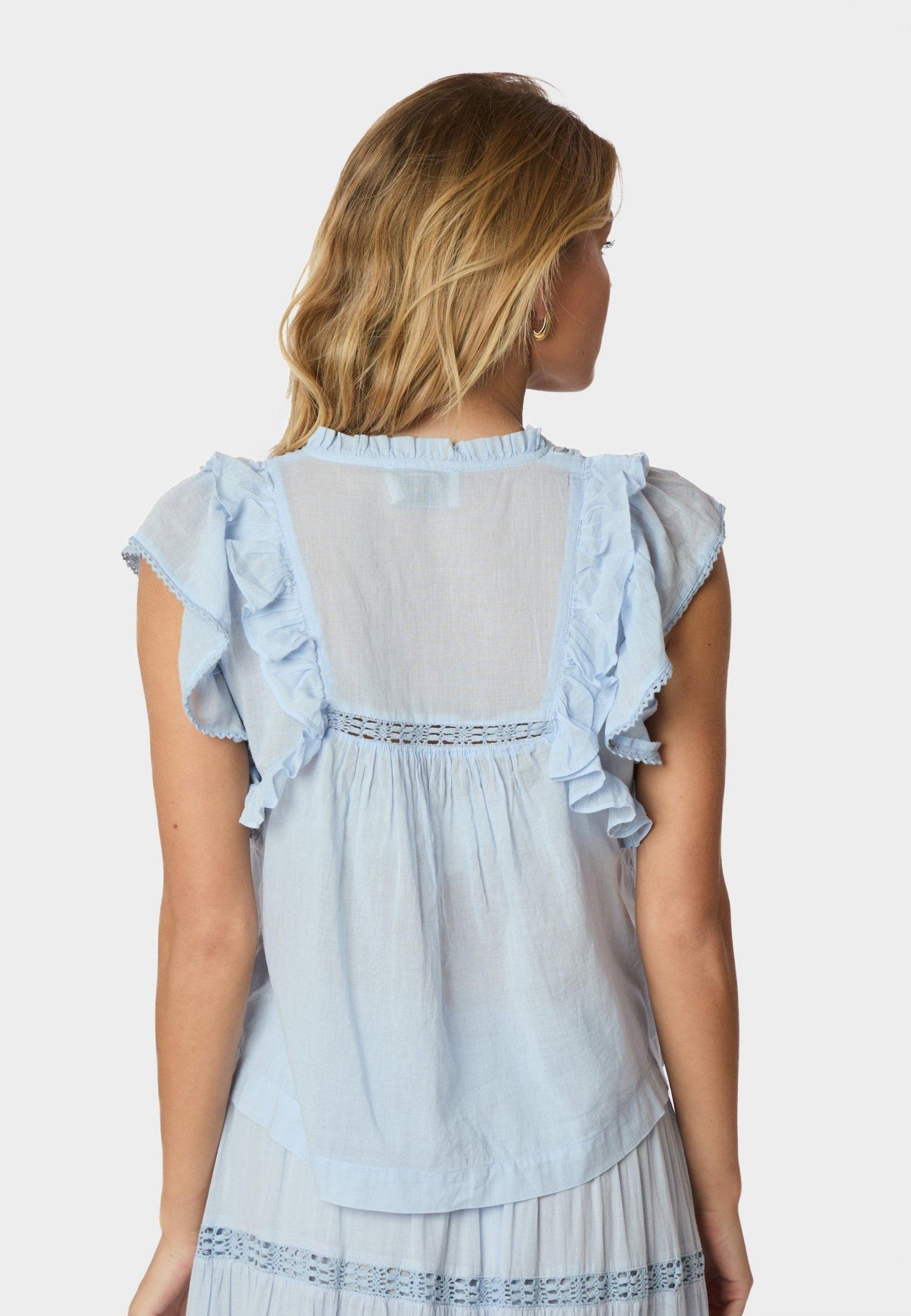 159881 Jayla S Voile Top_Light Blue_Model_3