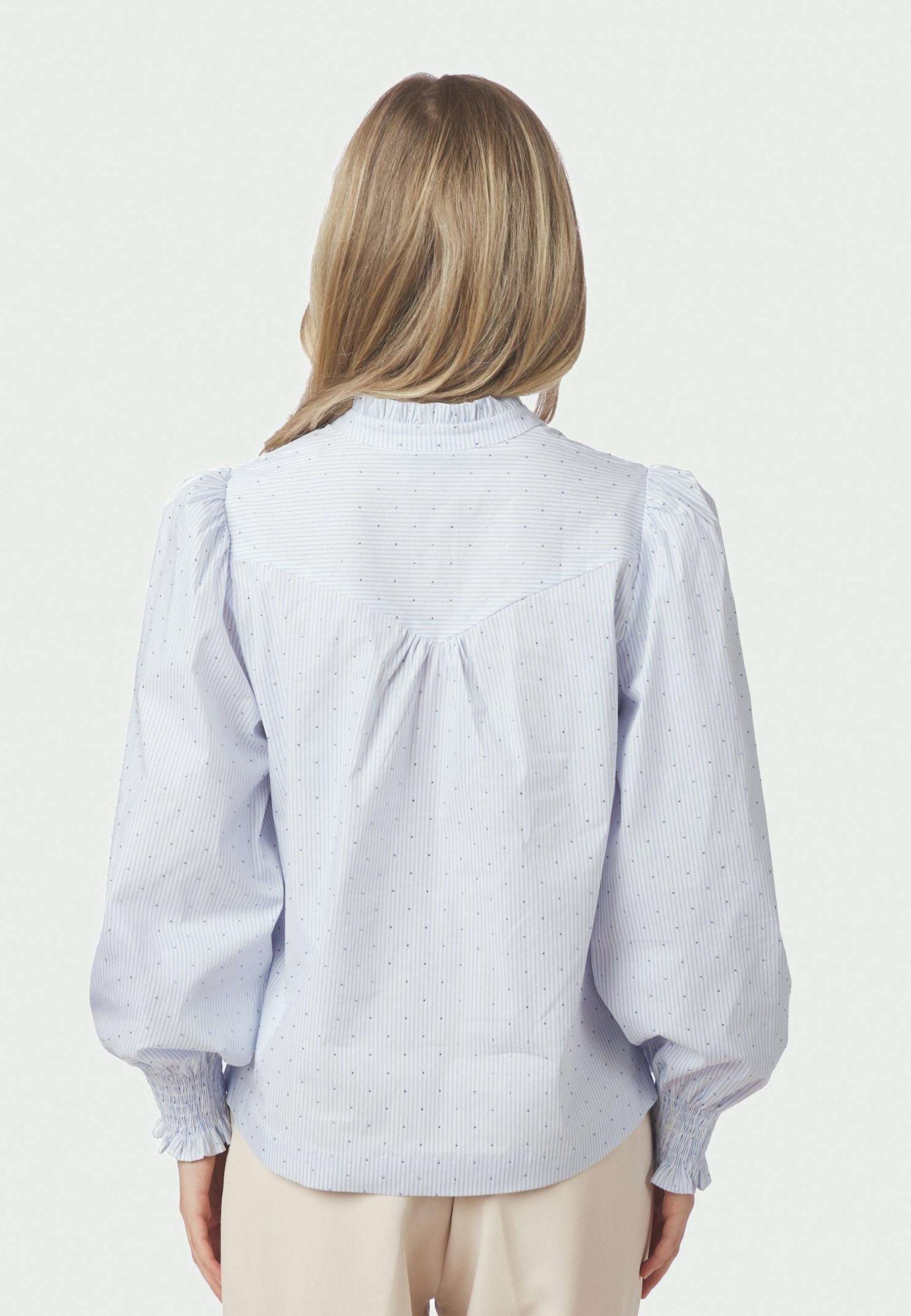 167292 Astrida Stripe Stone Blouse_Light Blue_Model_3