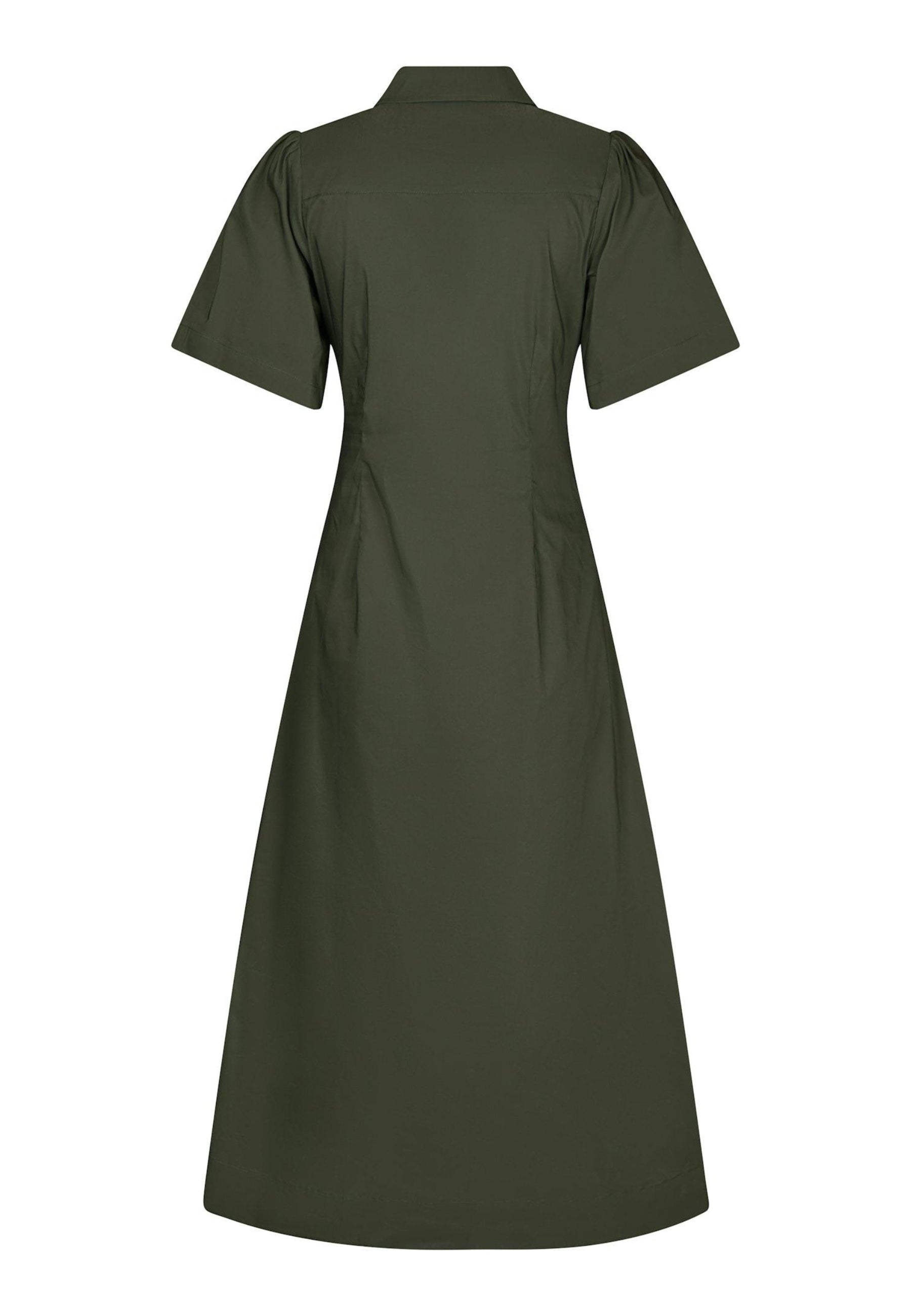 165343 Baia Poplin Dress_Army_Packshot_1