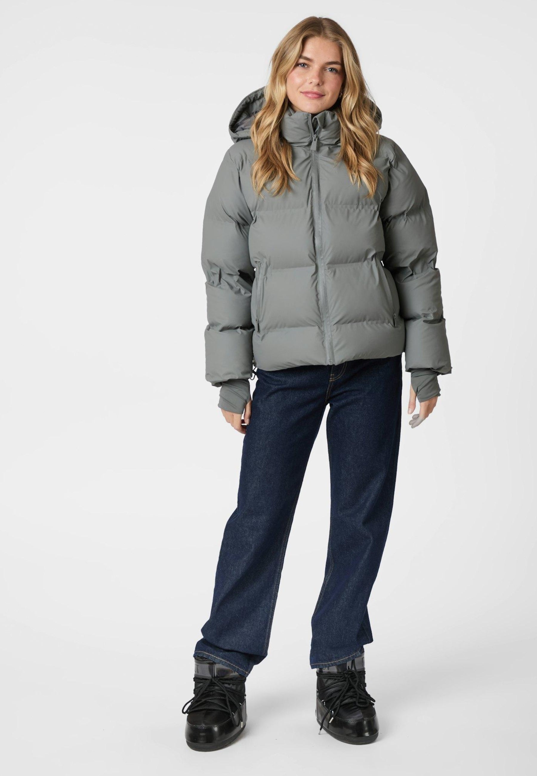 158082 Fox C Puffer Jacket_Grey_Model_0