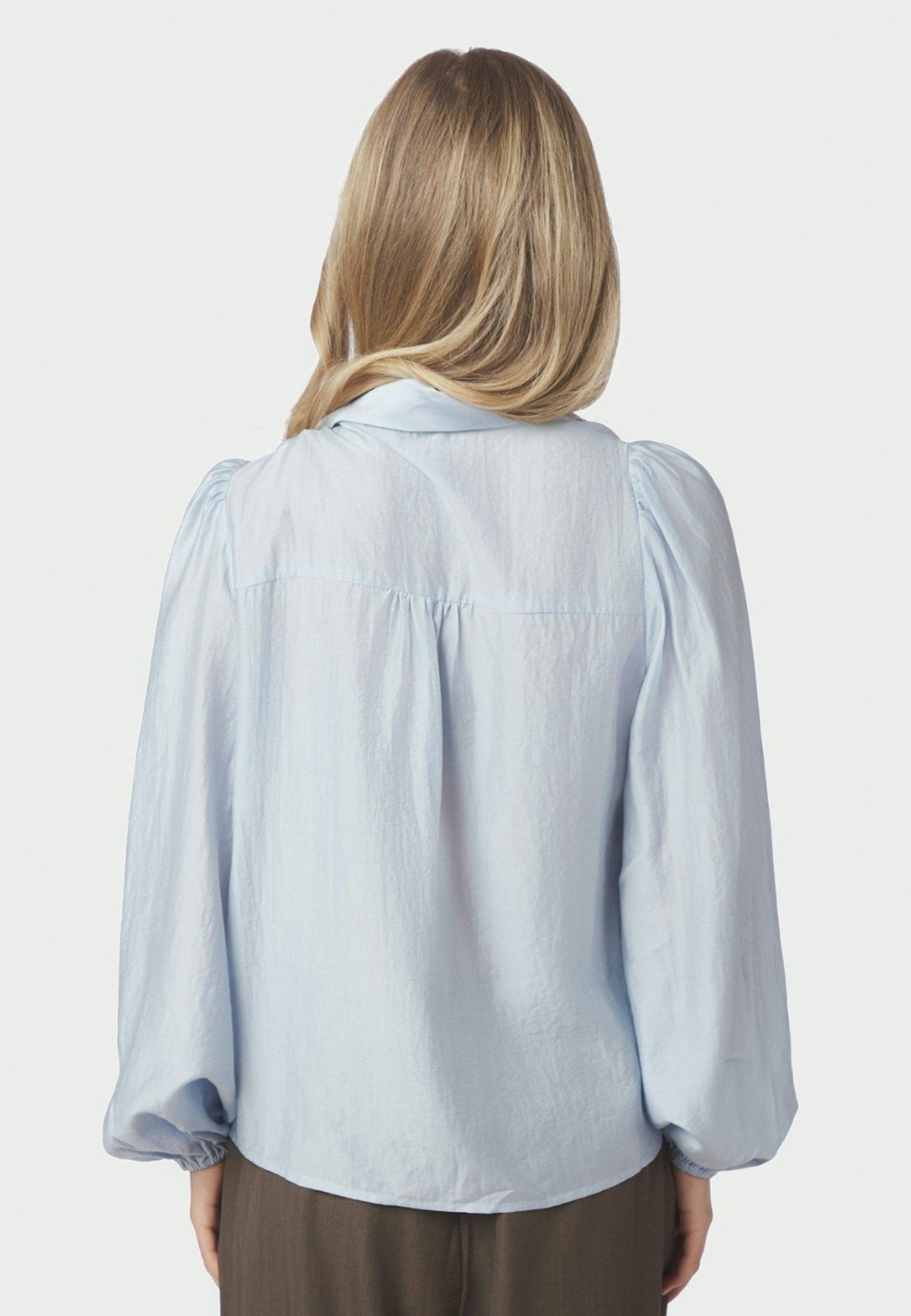 167523 Selene Crisp Blouse_Light Blue_Model_3
