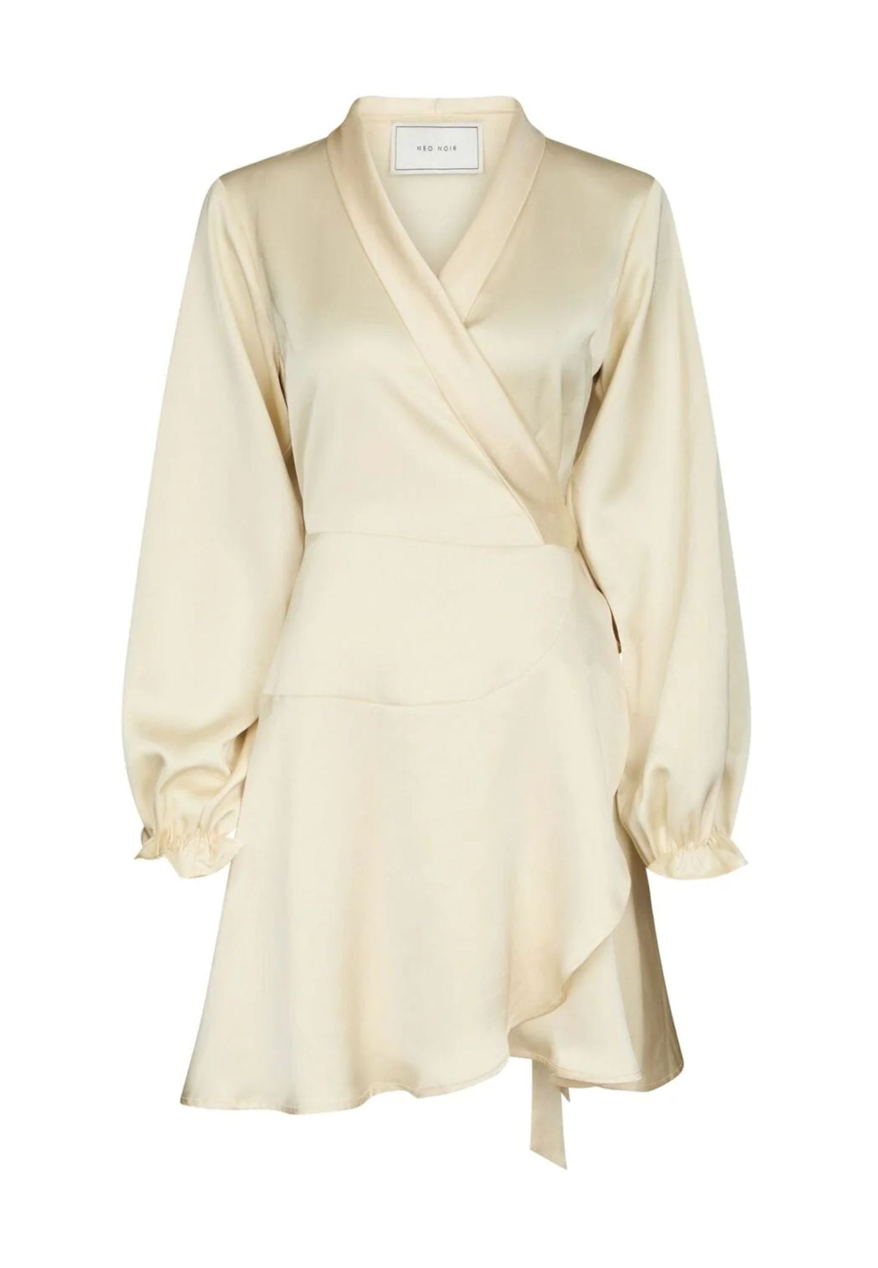 166483 Colbie Heavy Sateen Dress_Light Yellow_Packshot_3