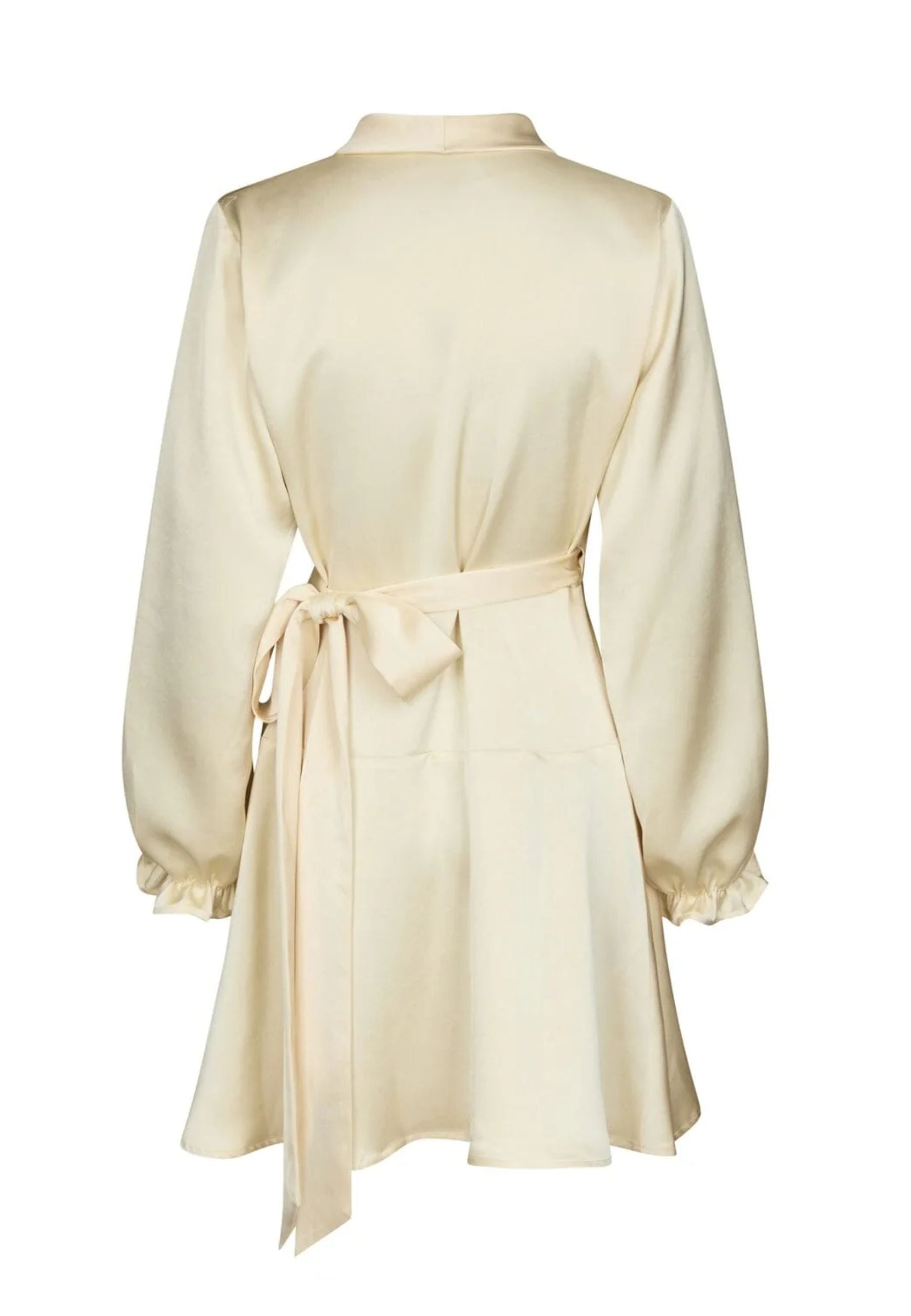 166483 Colbie Heavy Sateen Dress_Light Yellow_Packshot_4