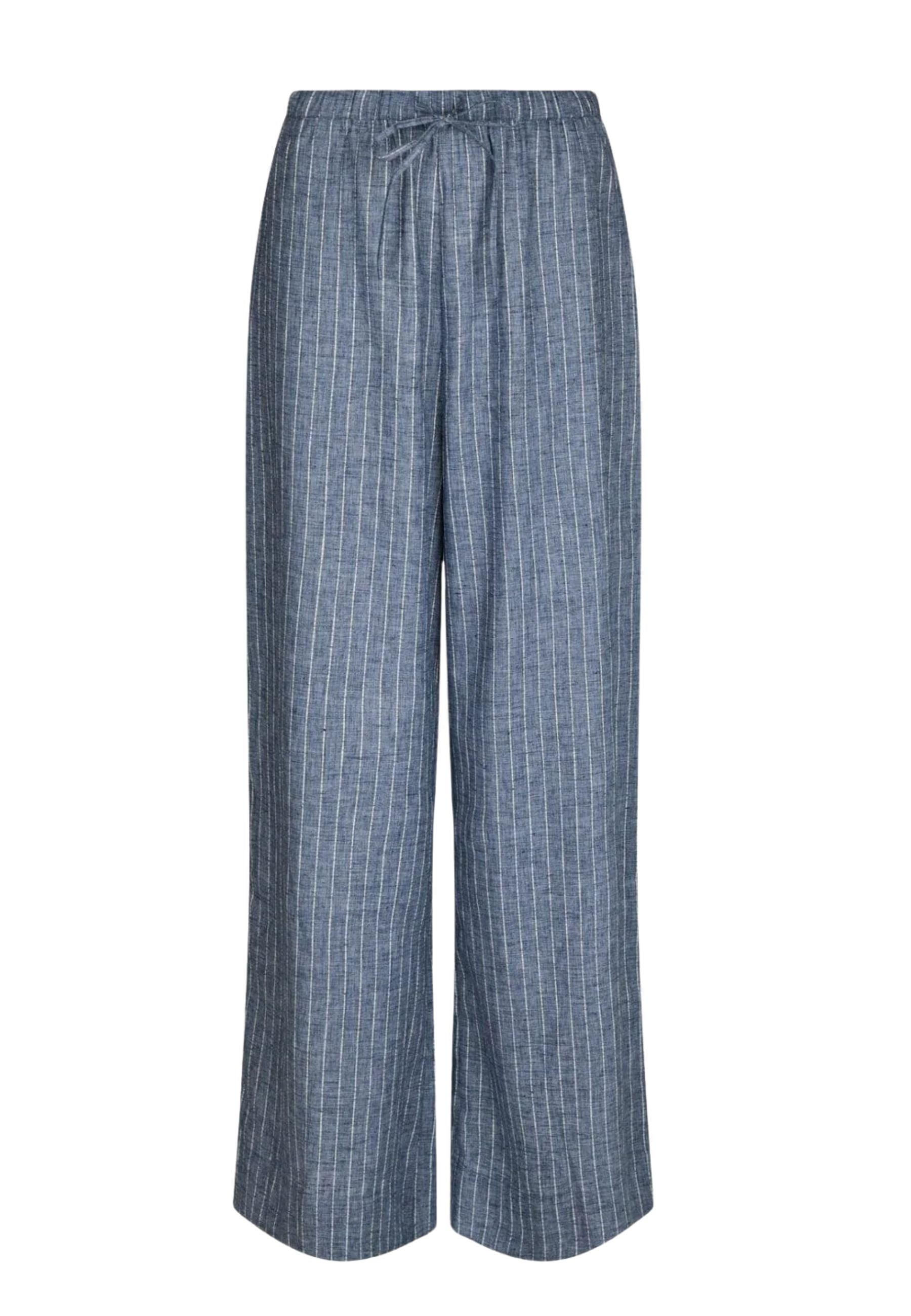 168372 Heifa Emb Stripe Pants_Blue_Packshot_0