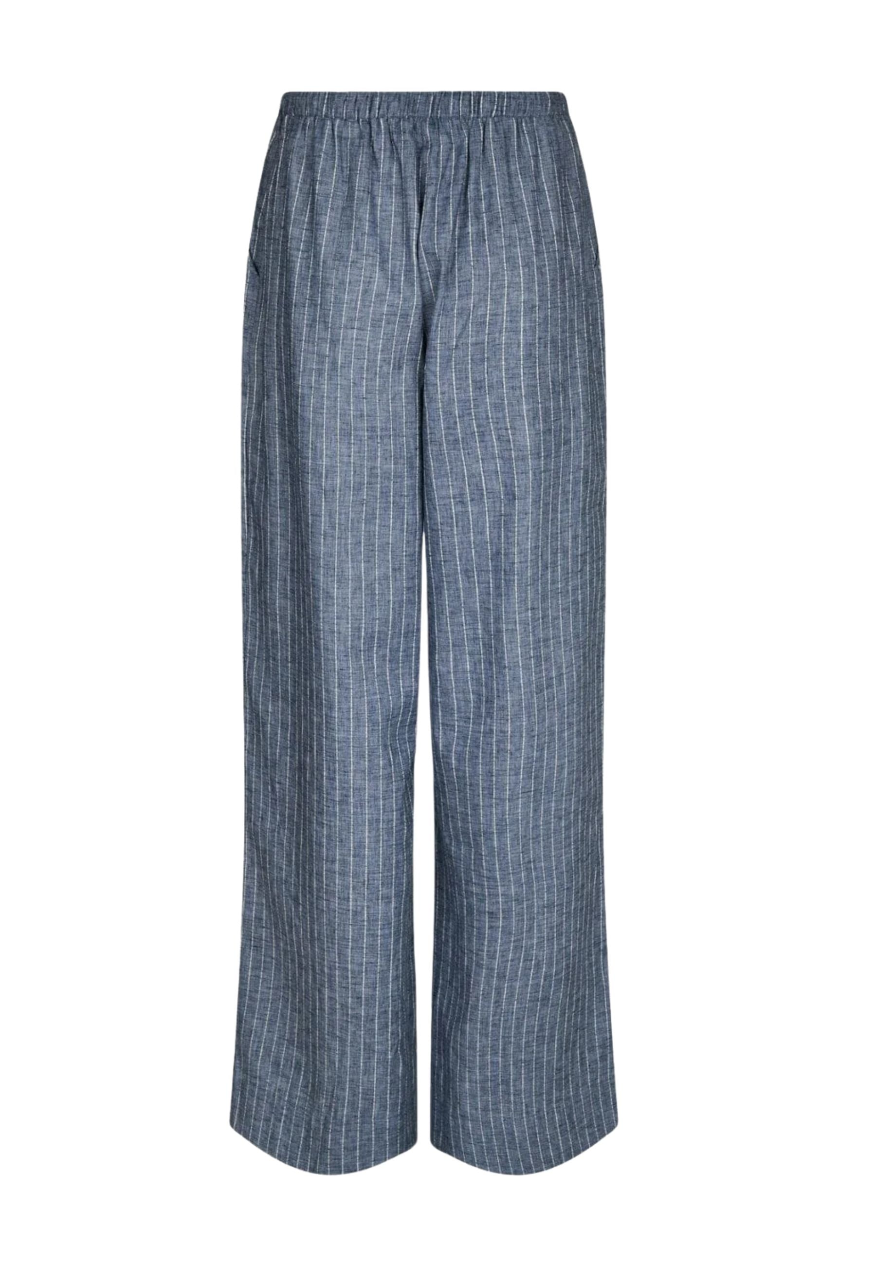 168372 Heifa Emb Stripe Pants_Blue_Packshot_1