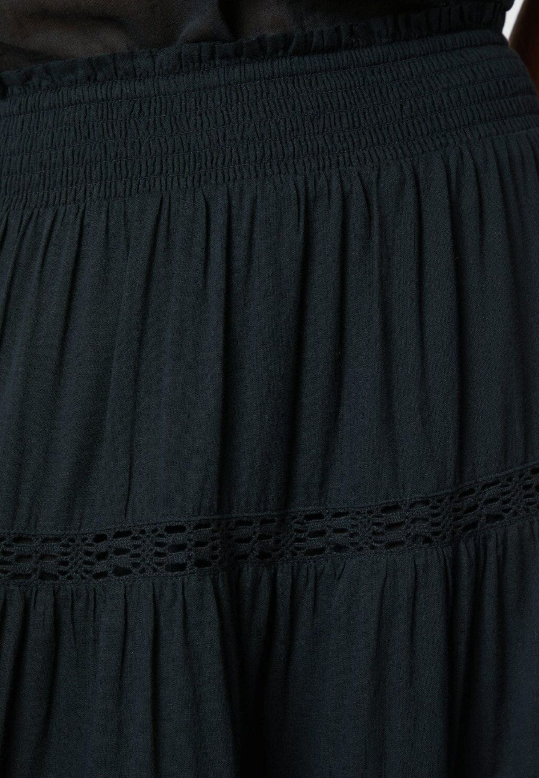 161872 Felicia S Voile Skirt_Navy_Model_2