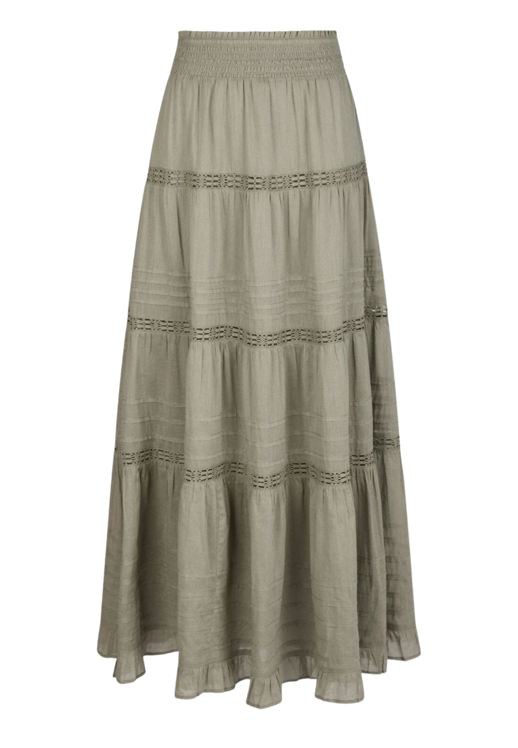 161872 Felicia S Voile Skirt_Smoke Green_Packshot_0