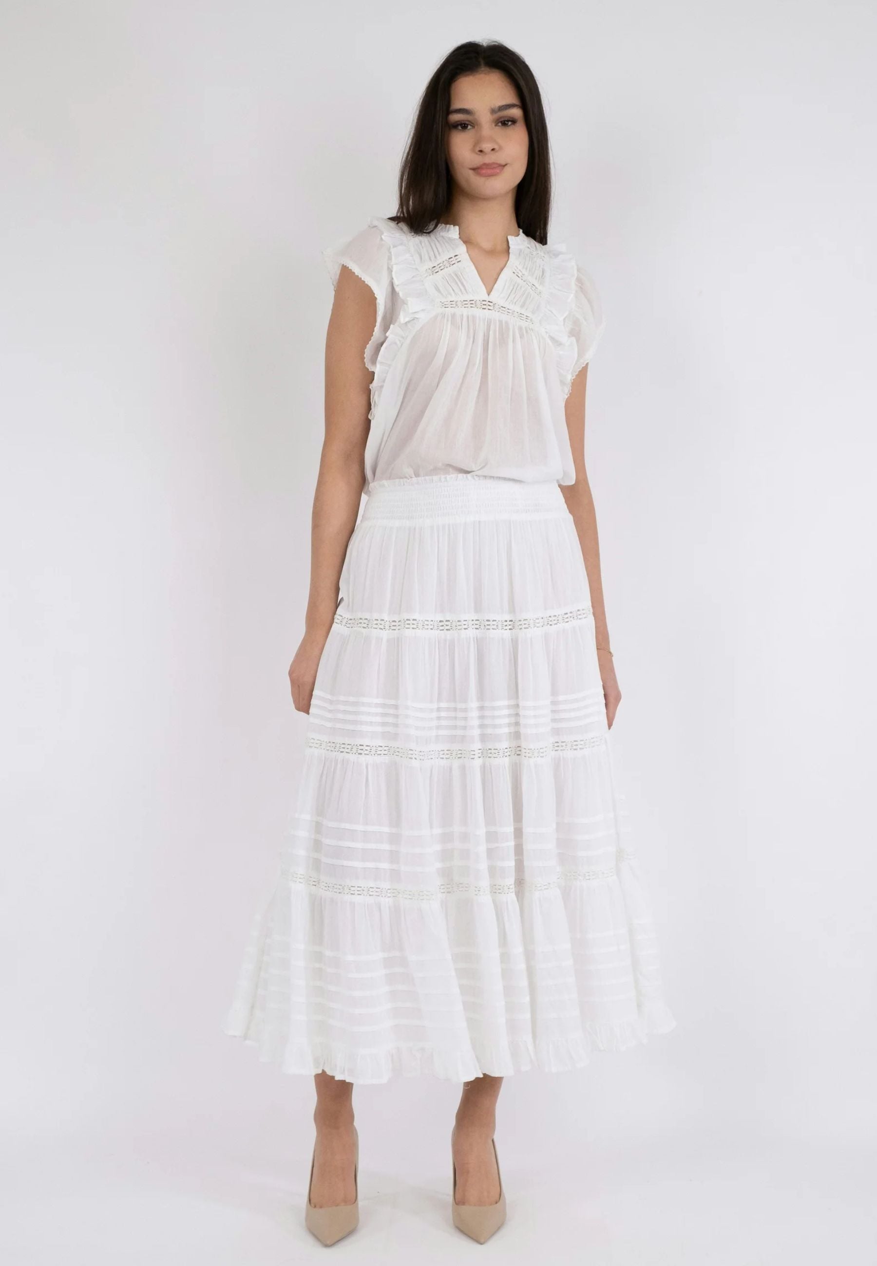 161872 Felicia S Voile Skirt_White_Model_0