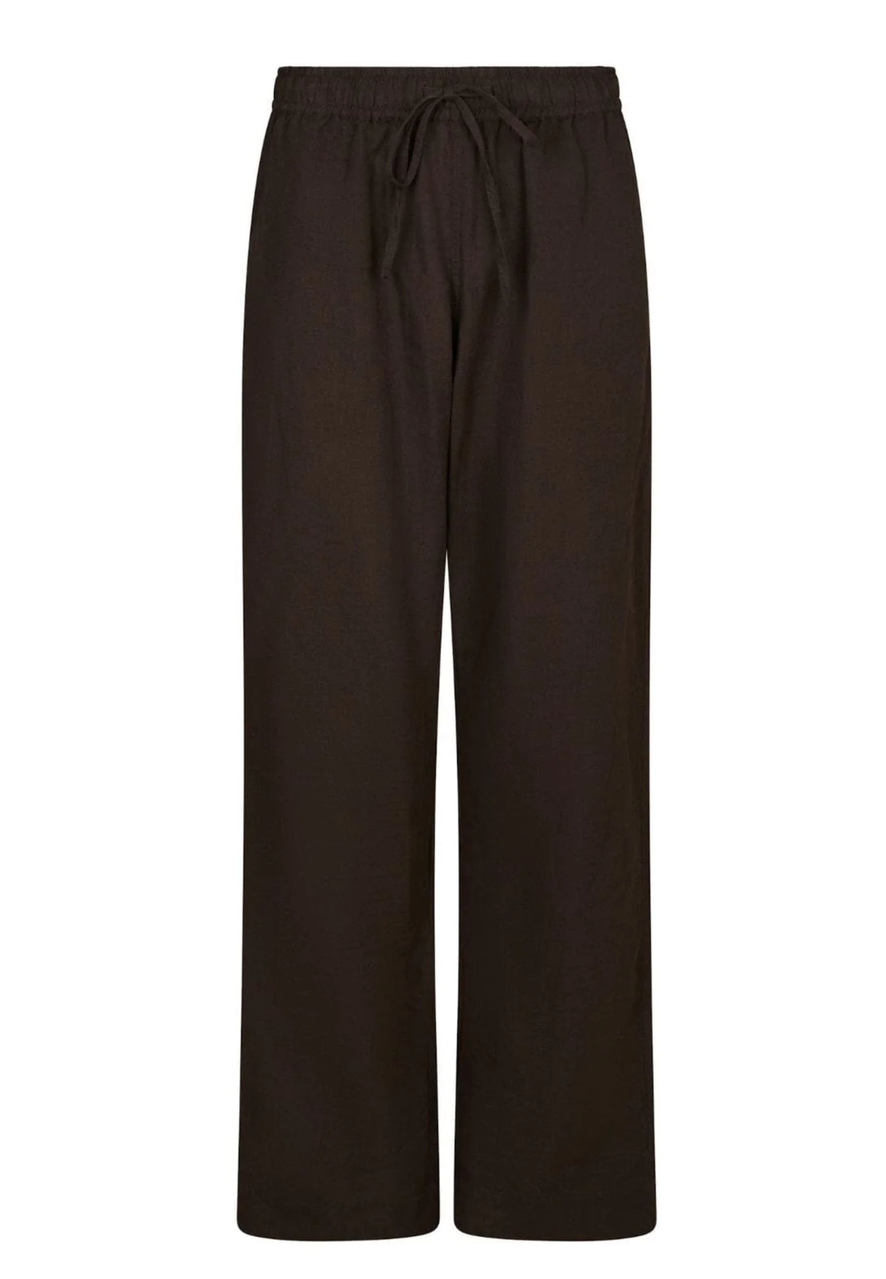 158949 Sonar Linen Pants_Dark Brown_Packshot_1