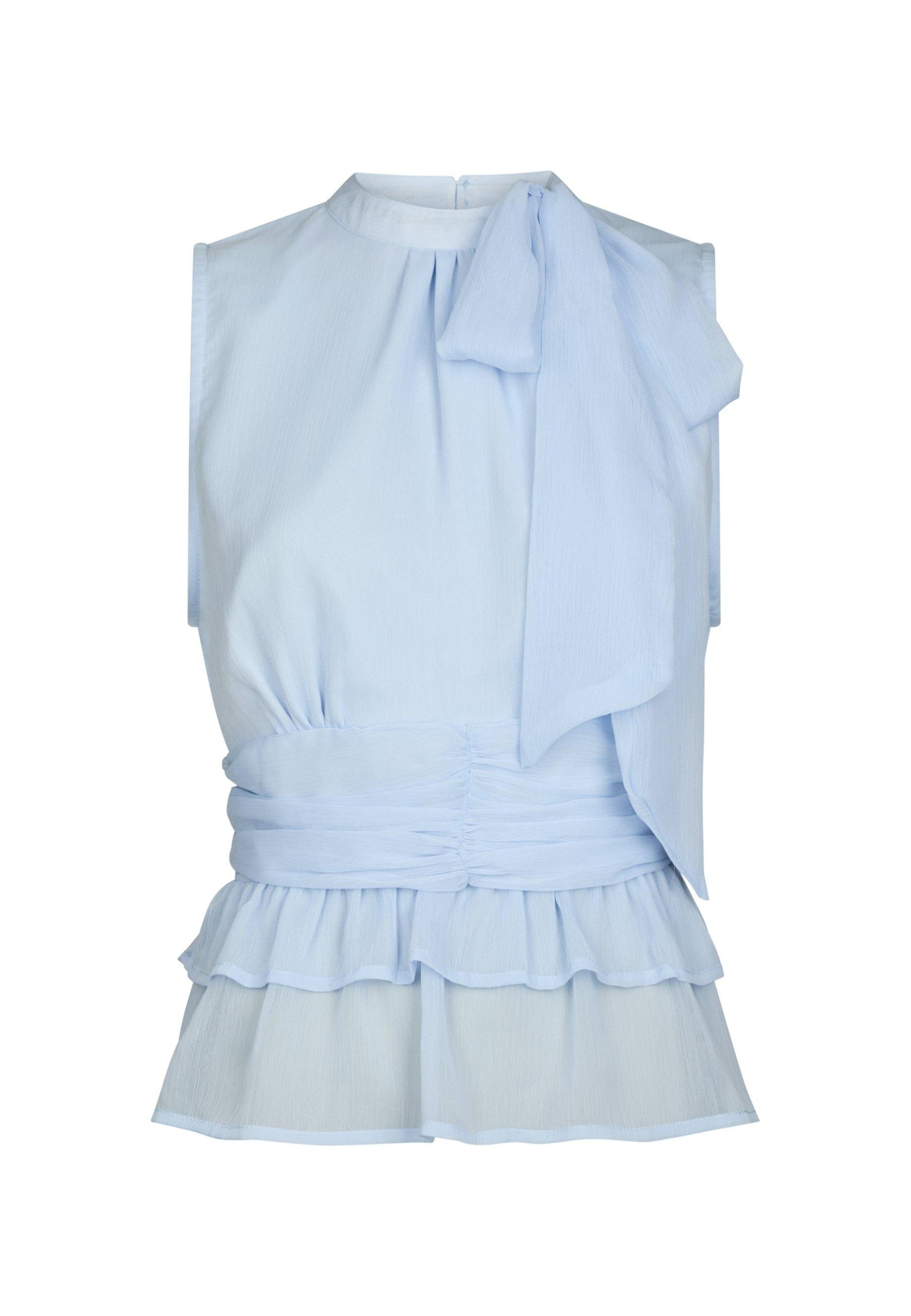 167449 Mansol Solid Chiffon Top_Light Blue_Packshot_0