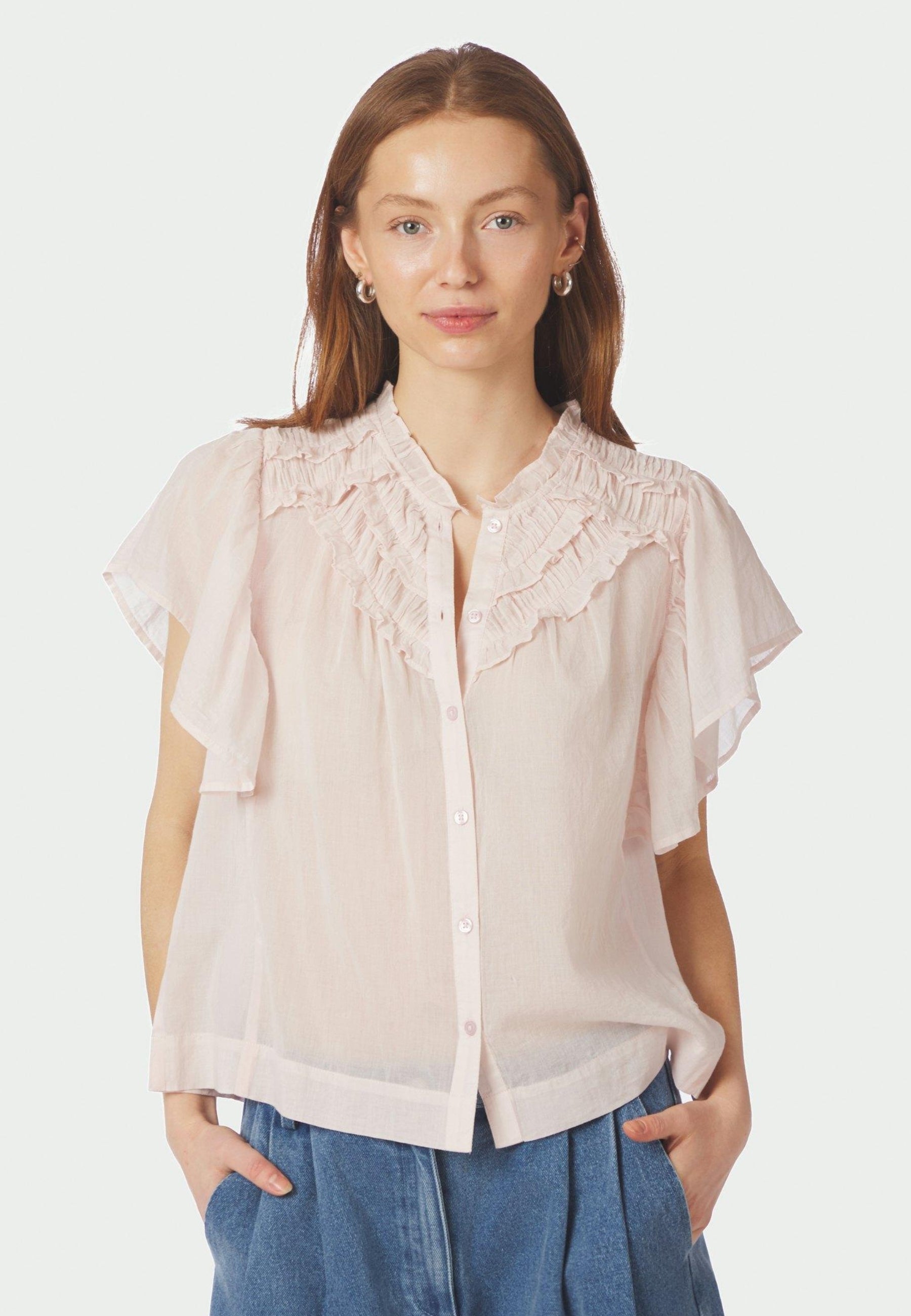 169039 Vinsa S Voile Top_Light Pink_Model_0