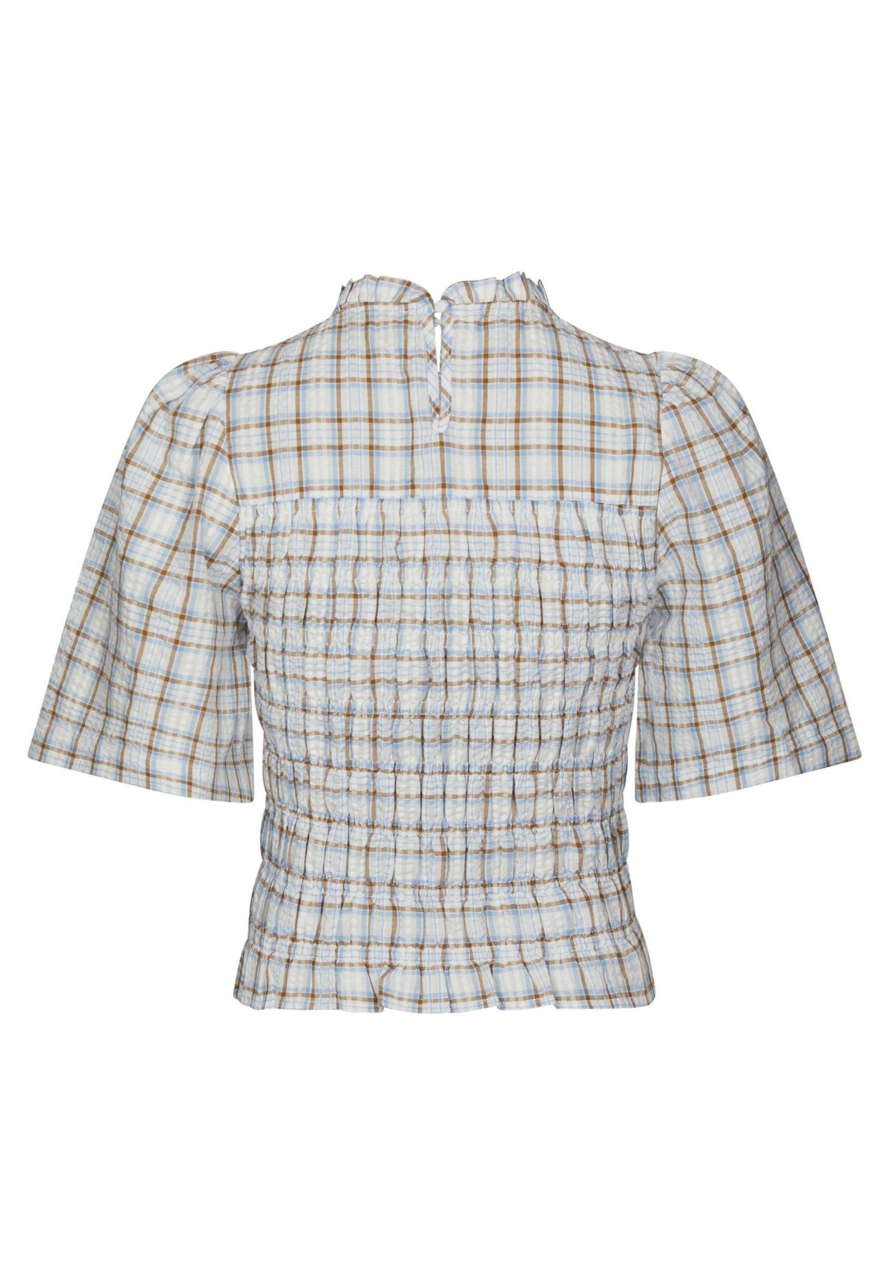 169142 Possini Mega Check Blouse_Light Blue_Packshot_1