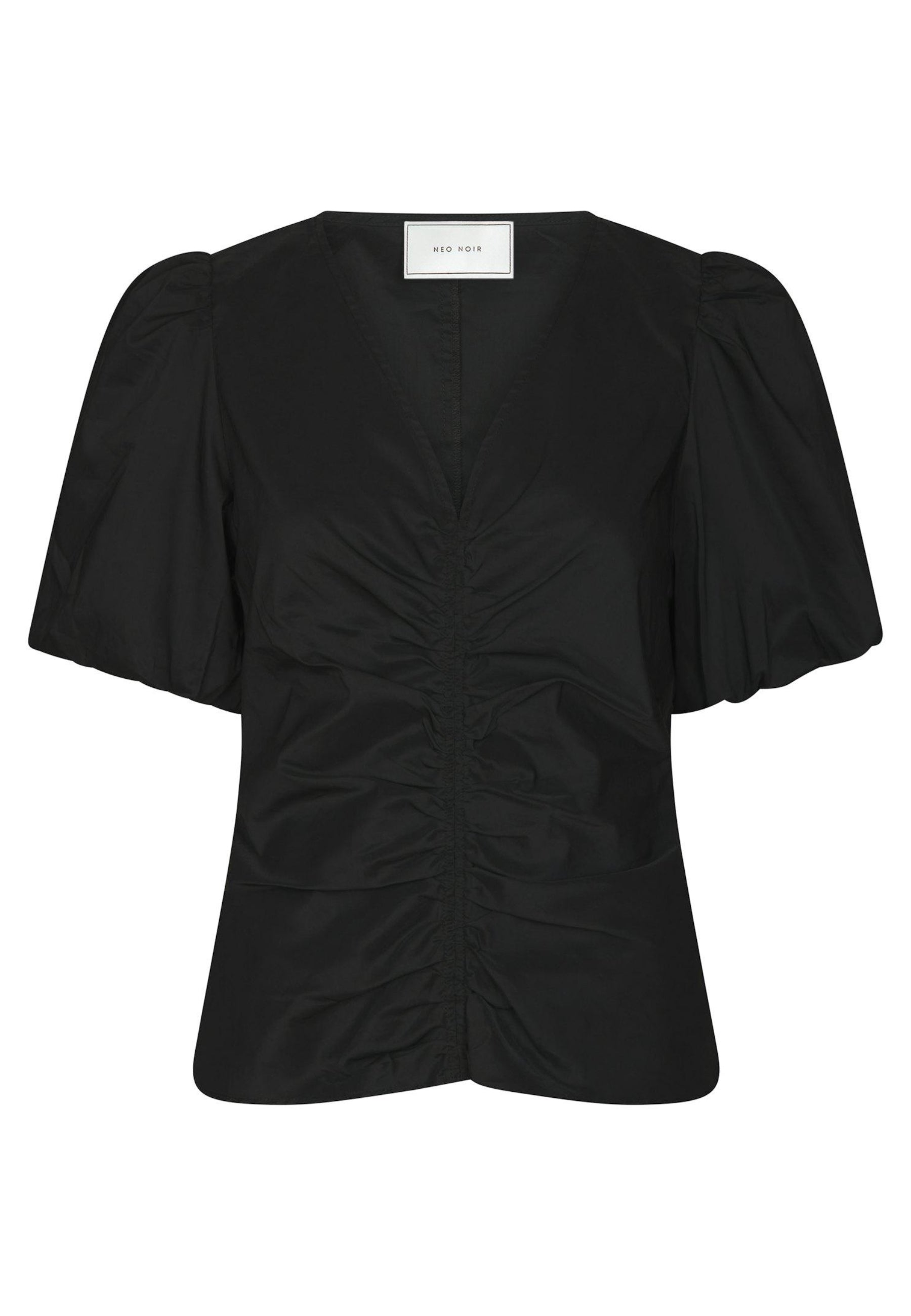 167568 Zaria Poplin Blouse_Black_Packshot_0