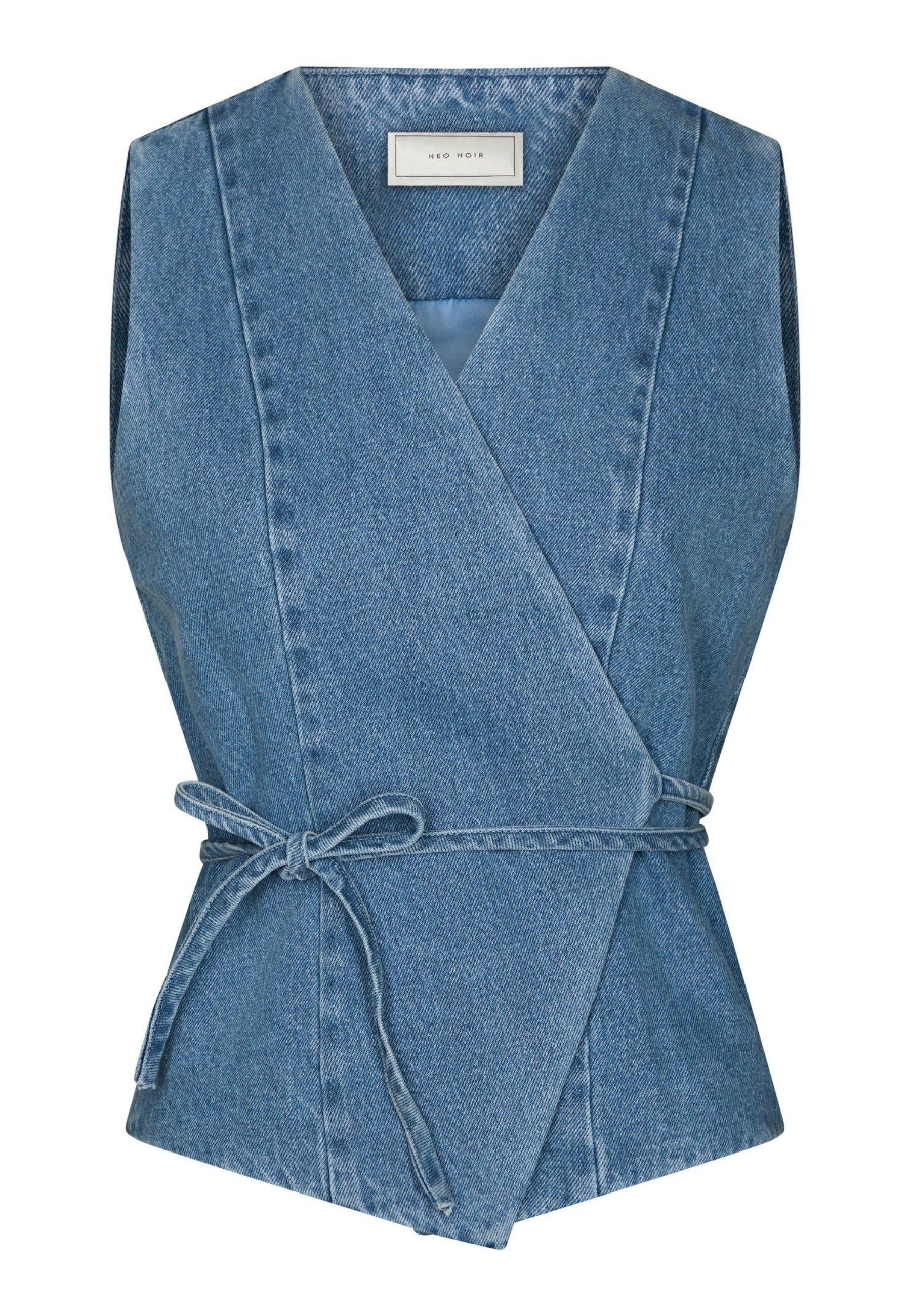 168983 Samara Denim Waistcoat_Blue_Packshot_0