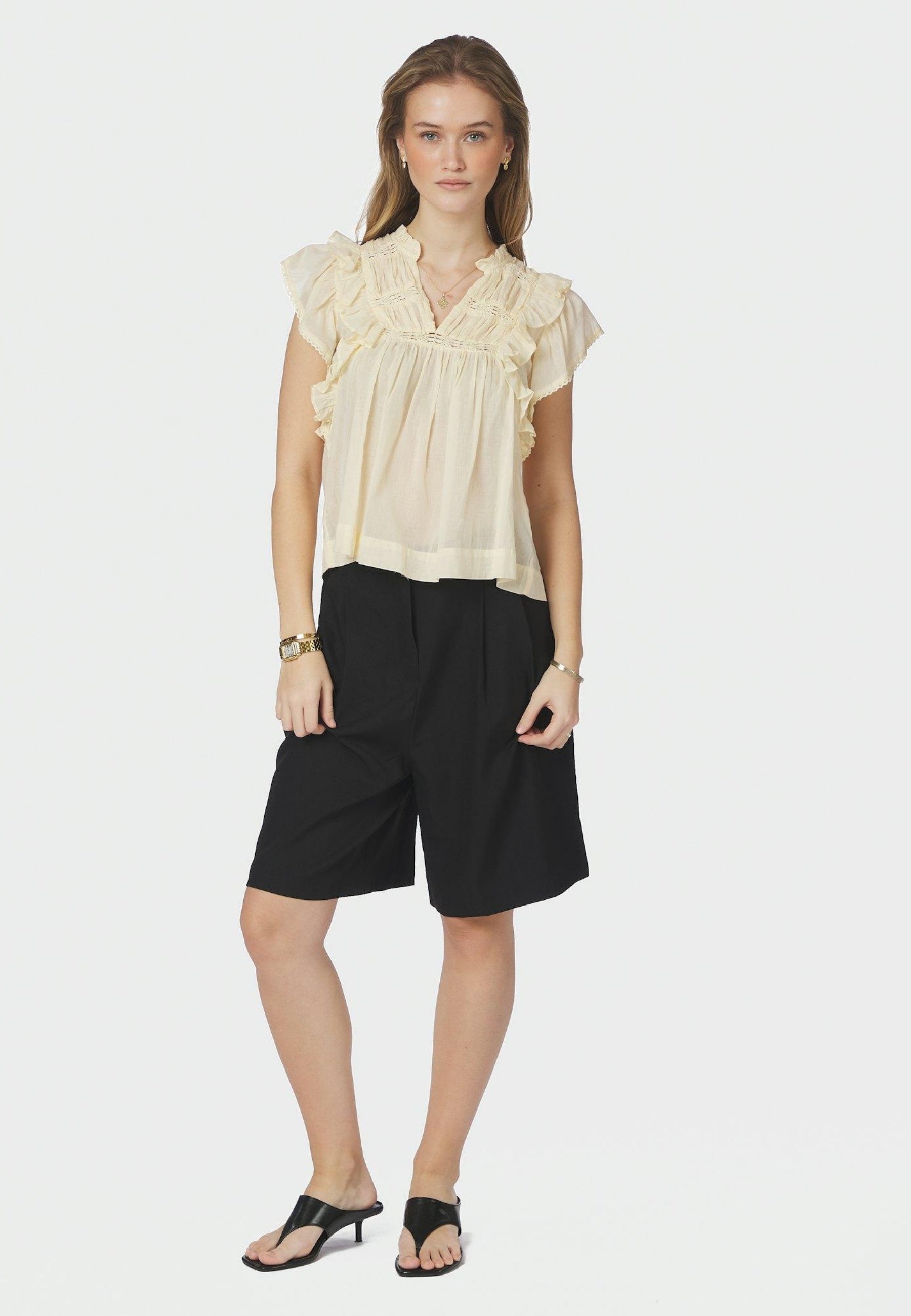 159881 Jayla S Voile Top_Butter Yellow_Model_3