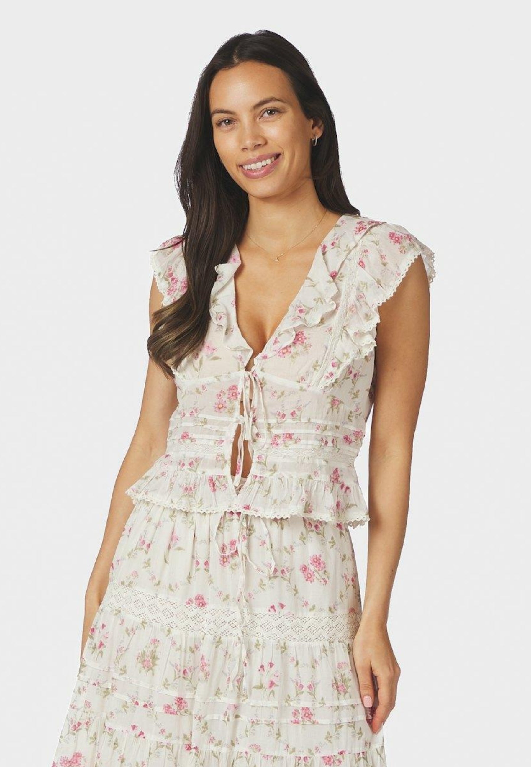 168728 Netali Spring Flower Top_Off White_Model_0