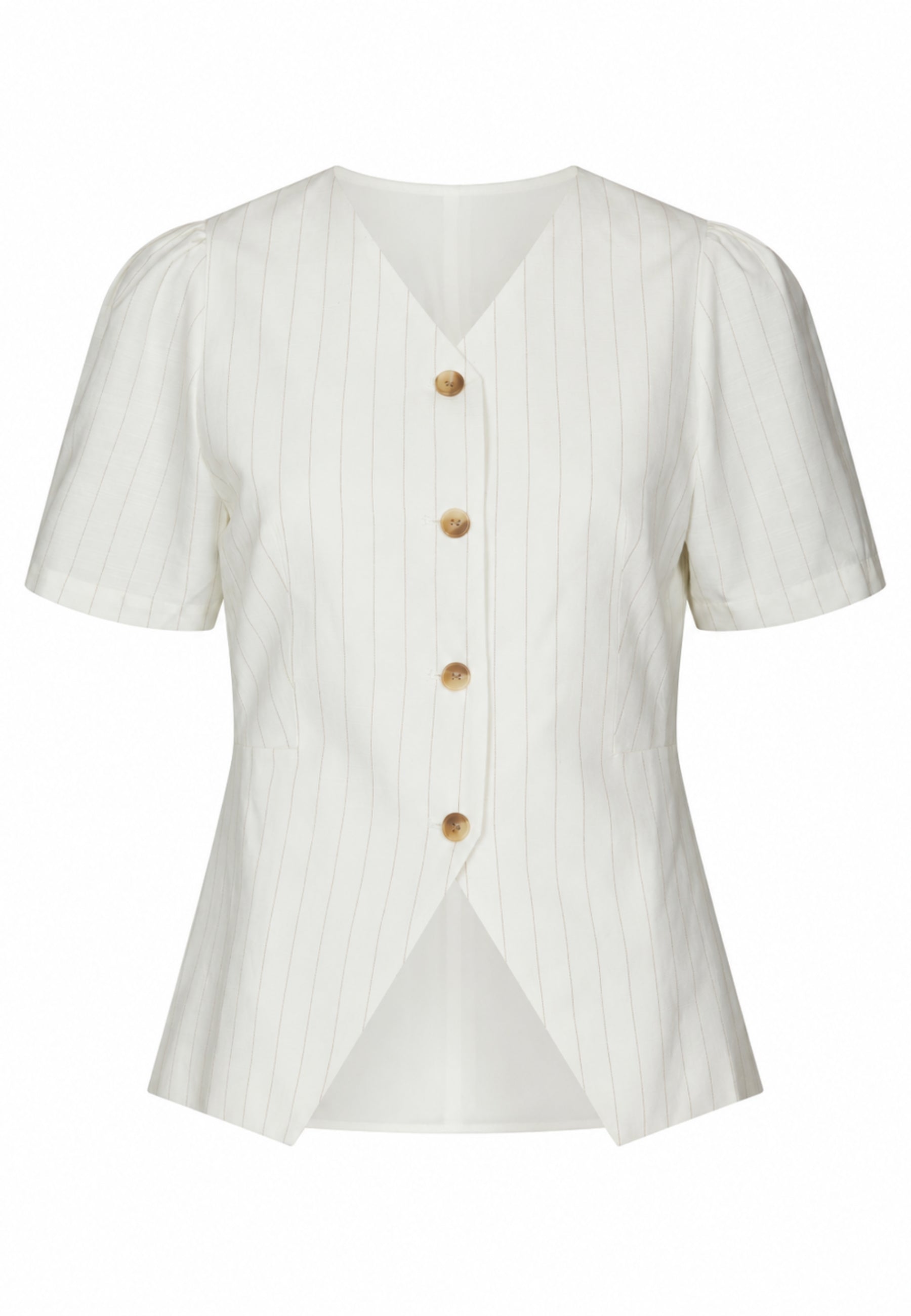 170314 Sules Summer Stripe Blouse_Taupe Stripe_Packshot_0