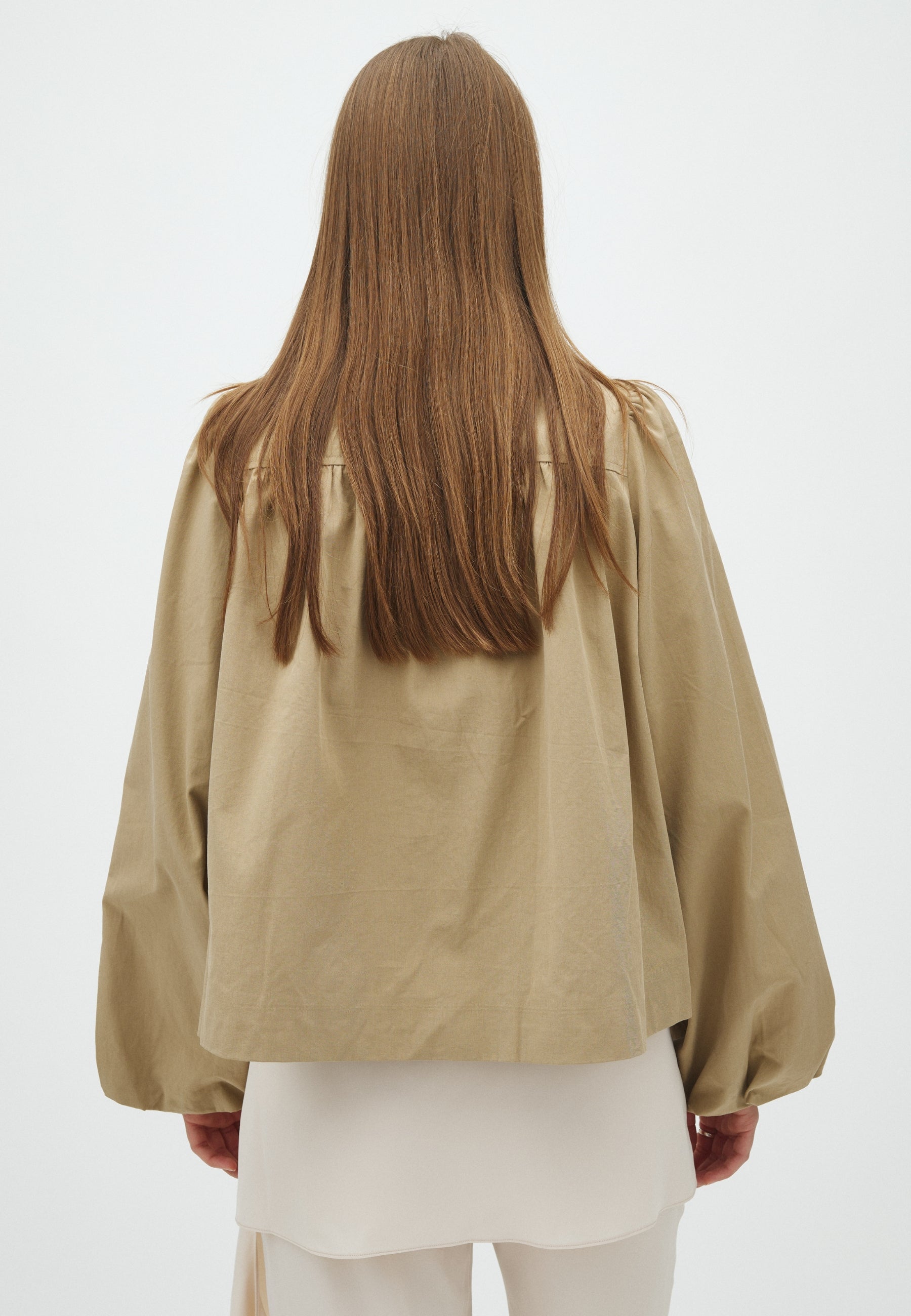170295 Mirsa Twill Jacket_Sand_Model_2
