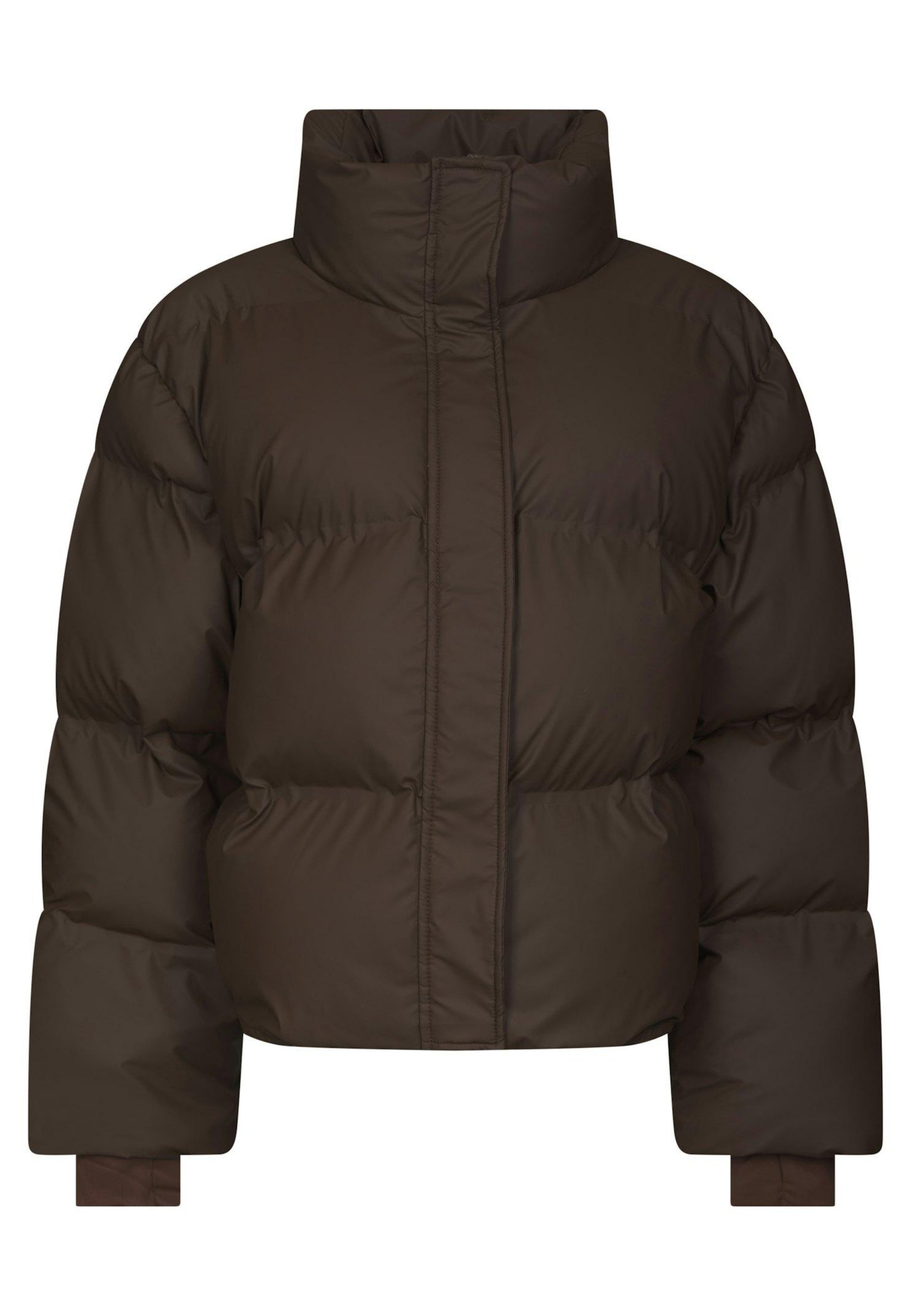 168508 Rhea C Puffer Jacket_Dark Brown_Packshot_0