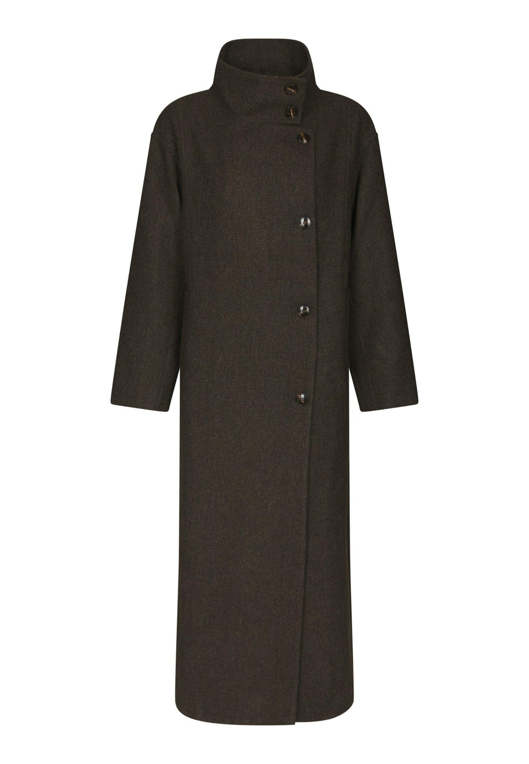 168540 Marcel Mini Check Coat_Brown_Packshot_0