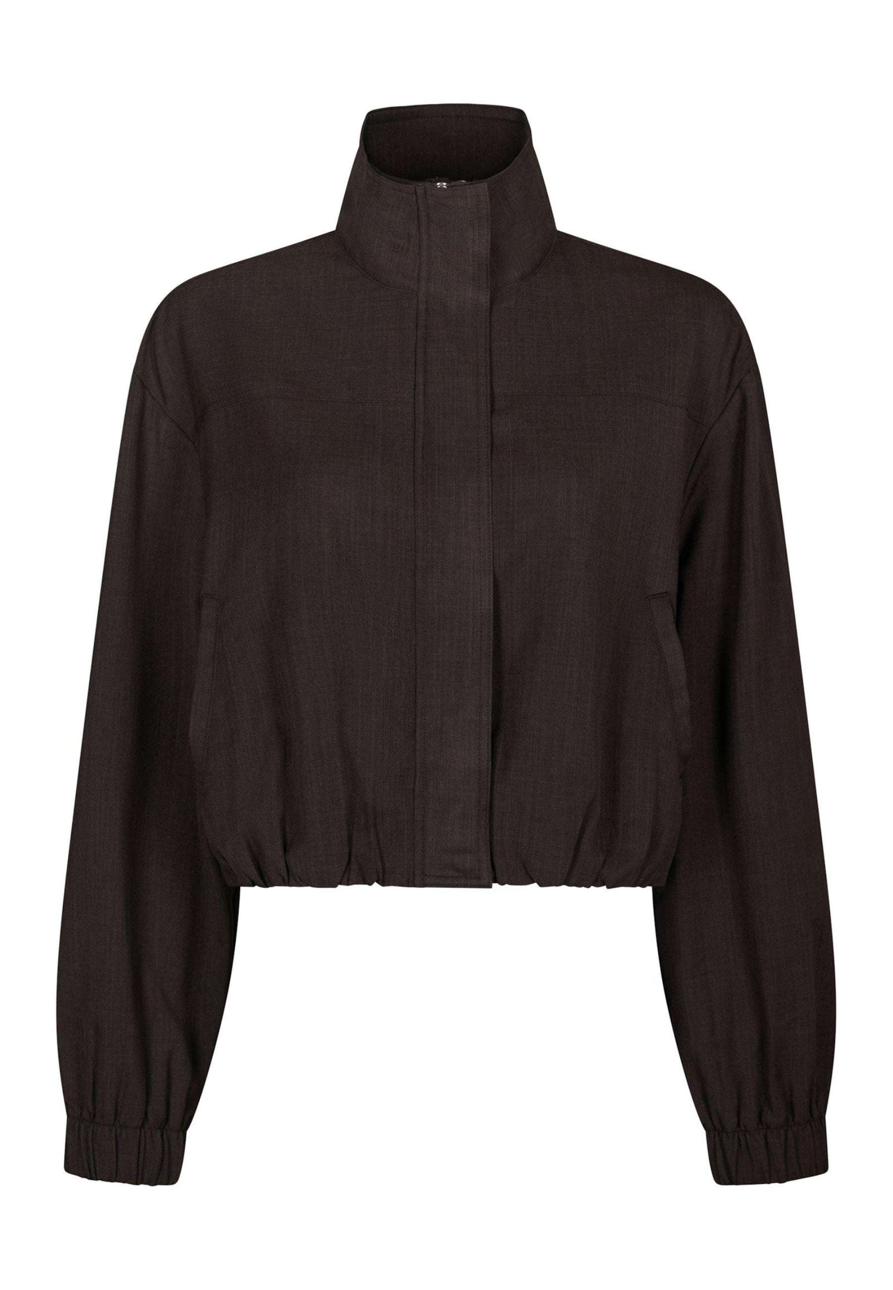 170819 Relicity Zip Blouse_Dark Brown_Packshot_0
