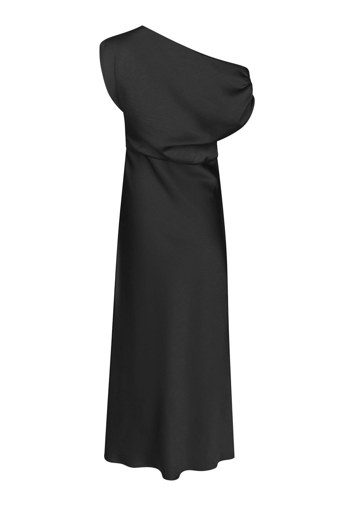 168543 Lilith Heavy Sateen Dress_Black_Packshot_1