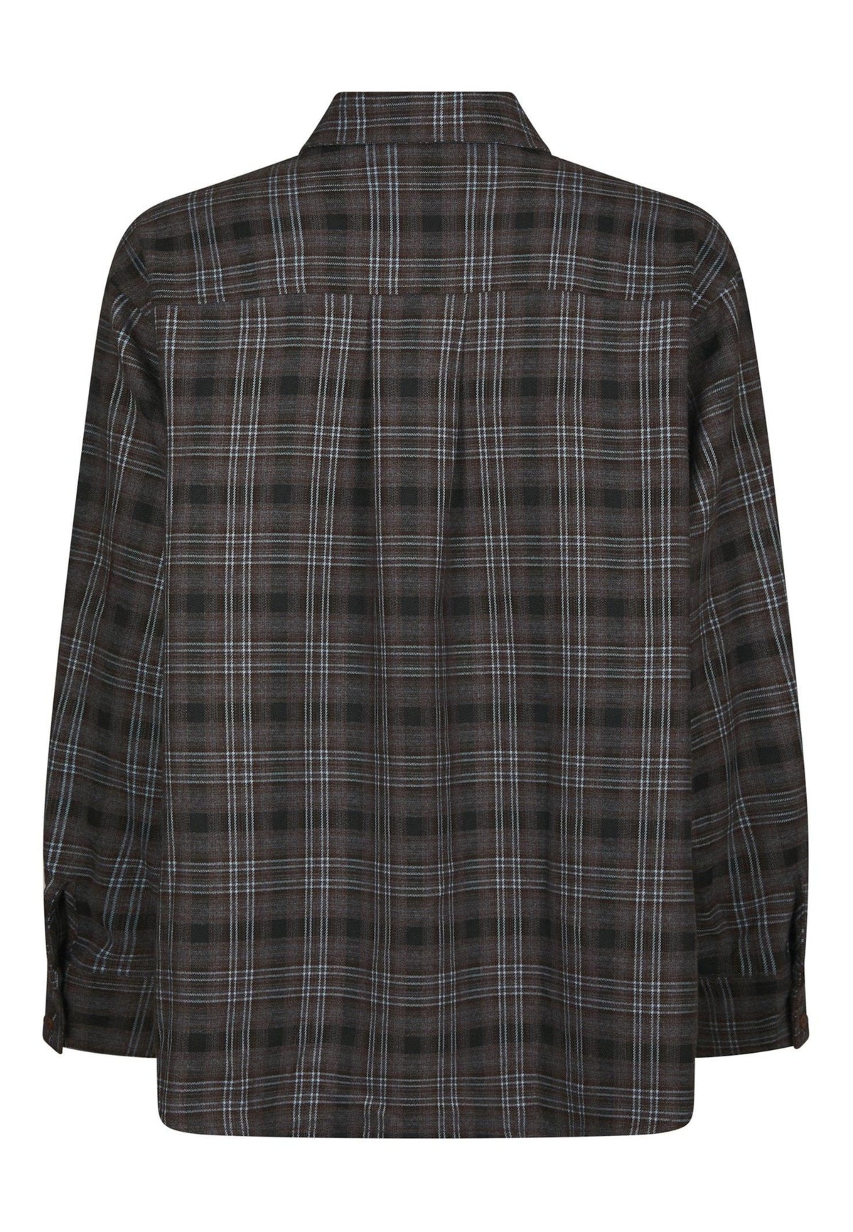 171678 Dalma Flannel Check Shirt_Warm Grey_Packshot_1