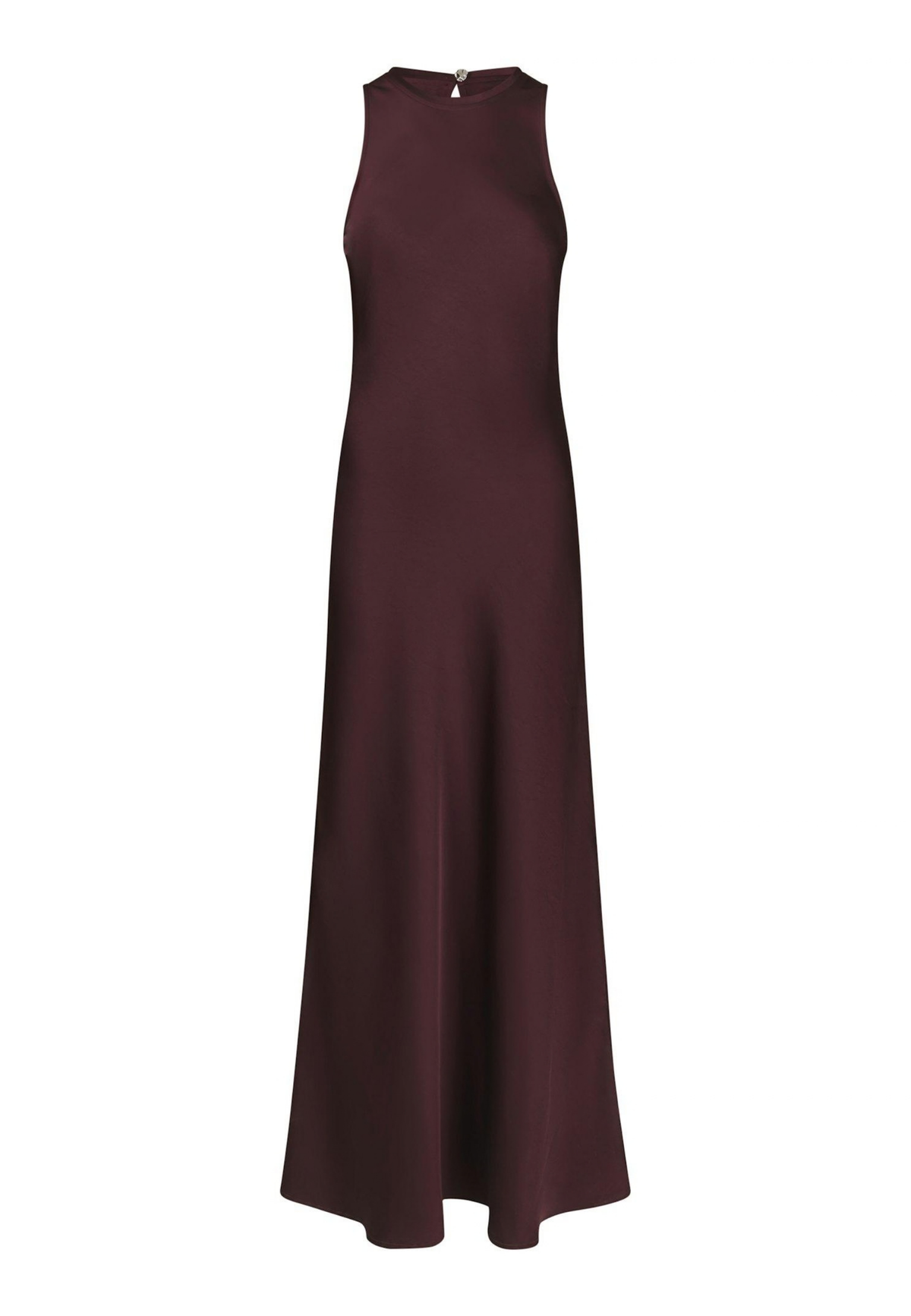 165621 Celinie Heavy Sateen Dress_Burgundy_Packshot_0