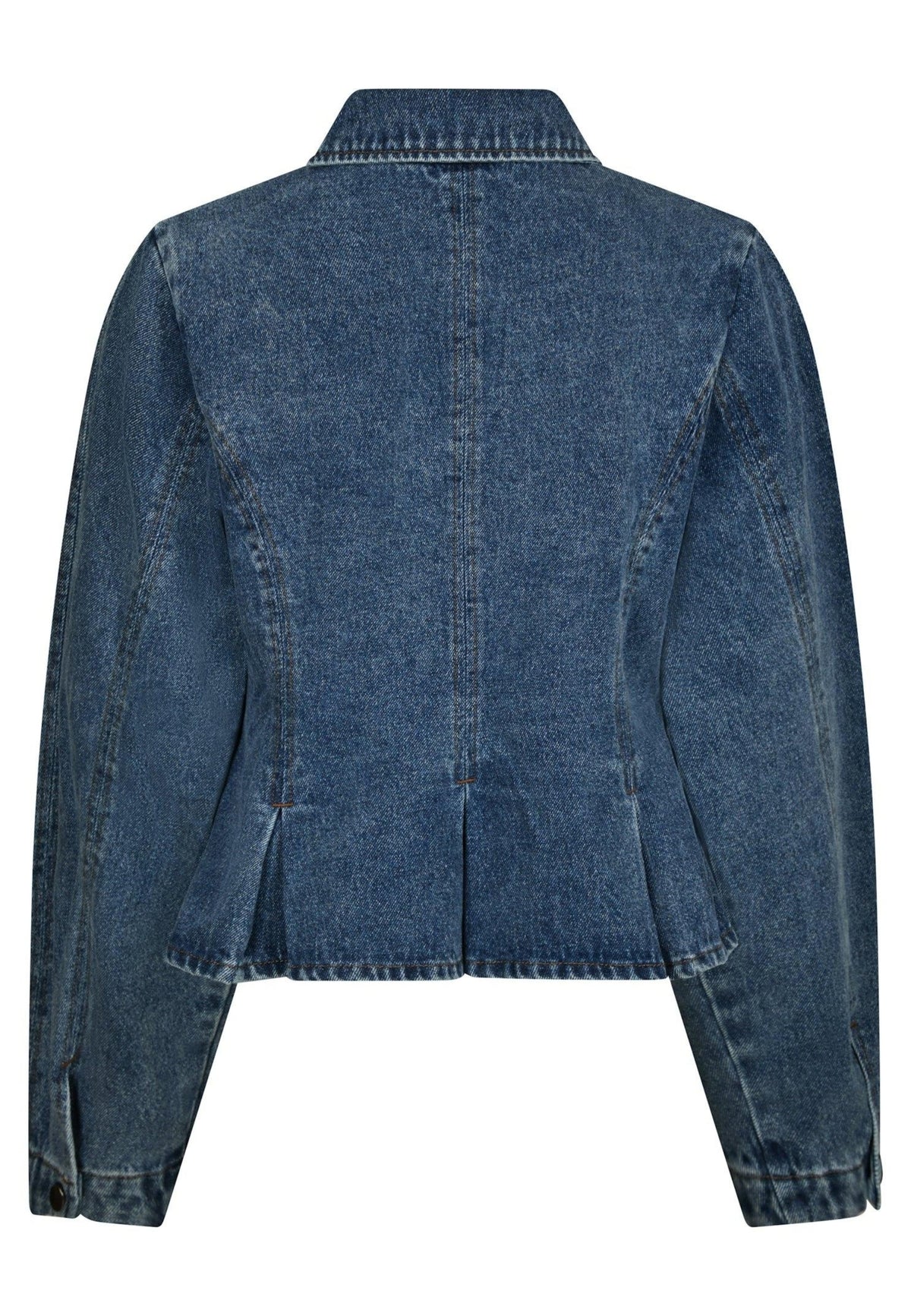 169549 Rivora Denim Peplum Jacket_Blue_Packshot_1
