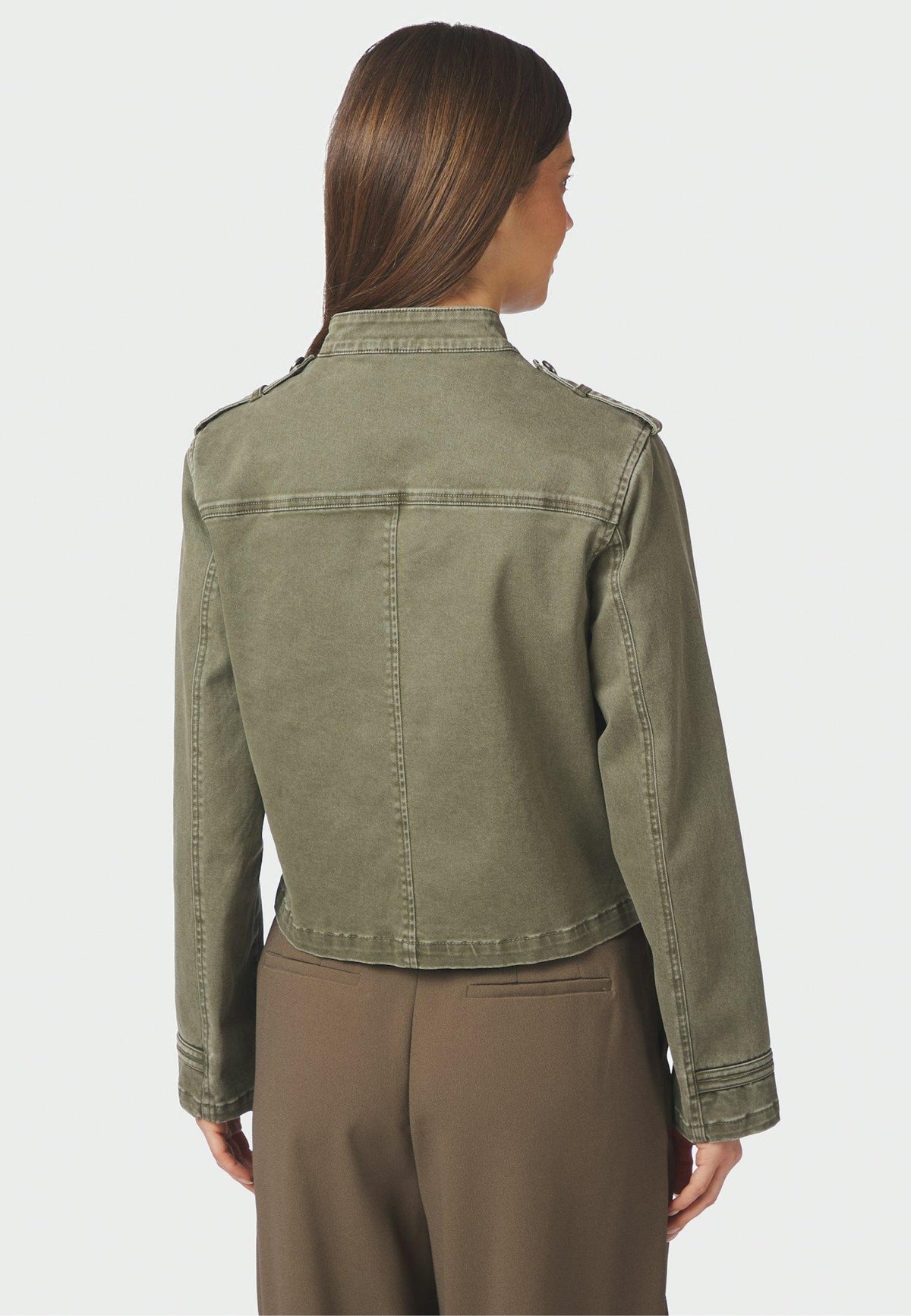 169610 Sivena Denim Jacket_Army_Model_2