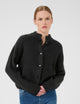 10905931 AlphaGZ short cardigan NOOS_Black_Model_0