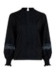 159490 Hanne Embroidery Blouse_Black_Packshot_0
