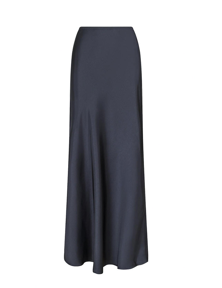 159588 Vicky Heavy Sateen Skirt_Steel Grey_Packshot_0