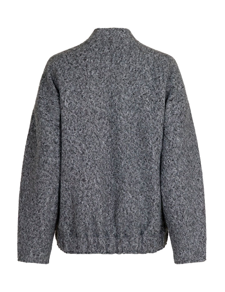 160743 Mille Bomber Jacket_DARK GREY MELANGE_Packshot_1